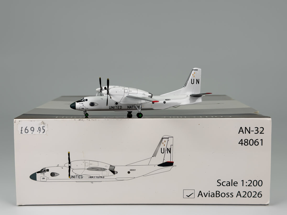 United Nations (UN) Antonov An-32 1:200 AviaBoss 48061 (A2026)