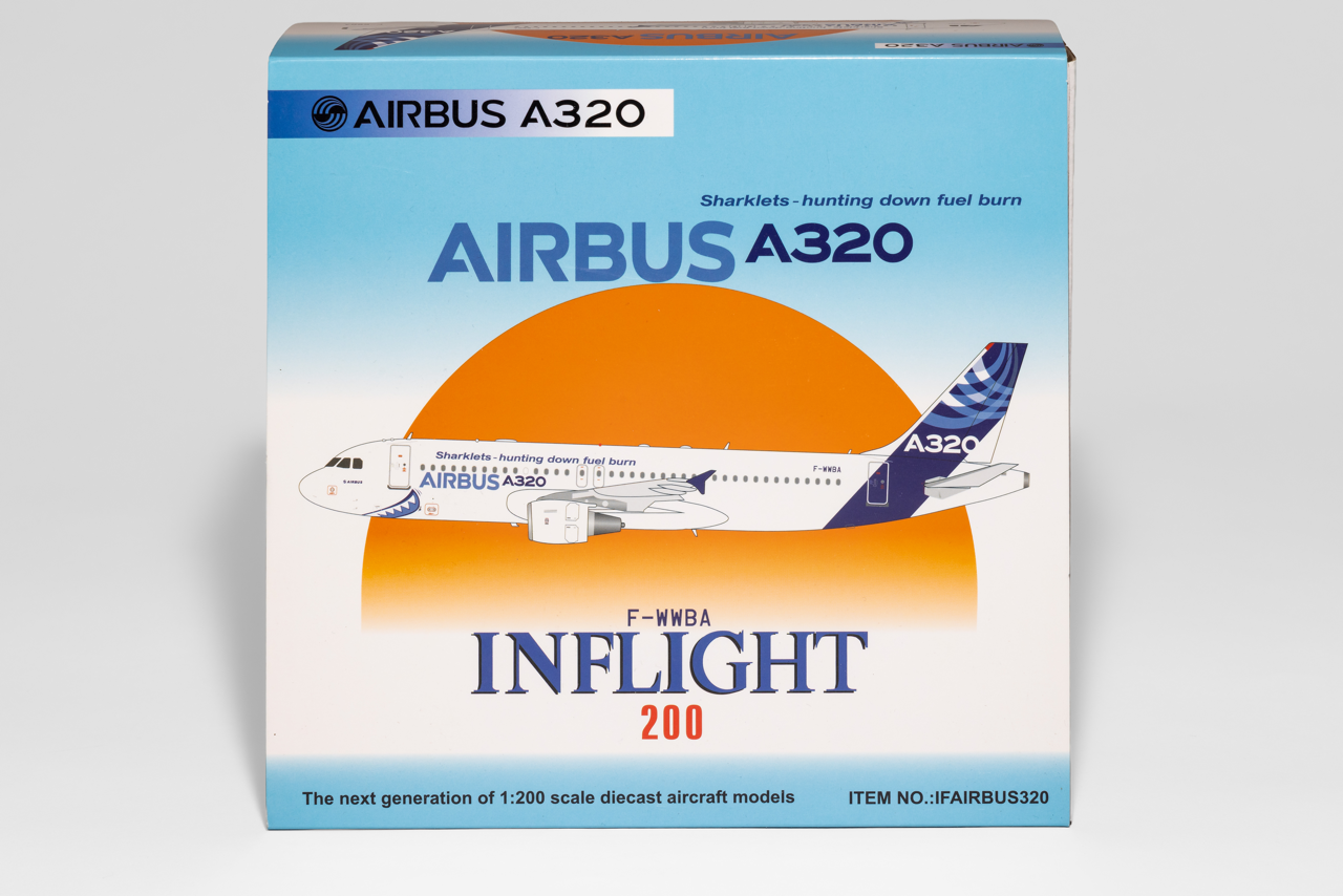 Inflight200 House Colors Airbus A320 F-WWBA "Sharklets - Hunting Down Fuel Burn" IFAIRBUS320