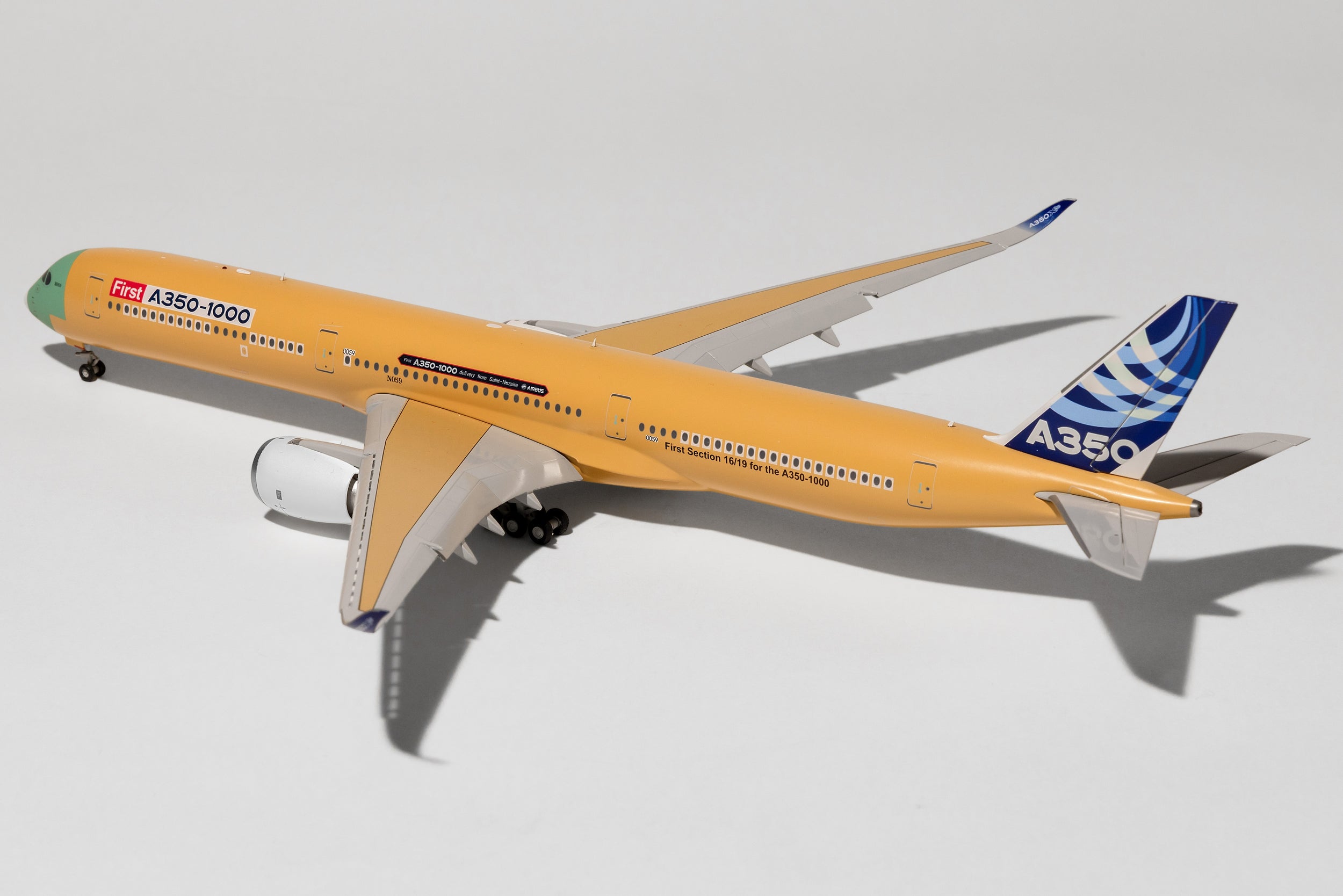 JC Wings 1:200 Airbus Industries Airbus A350-1000 F-WWXL First A350K bare metal LH2088A