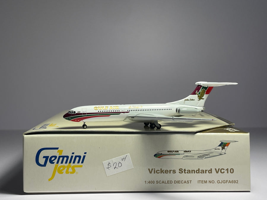 Gemini Jets 1:400 Gulf Air Vickers VC-10 A40-VI 1970s colors GJGFA691