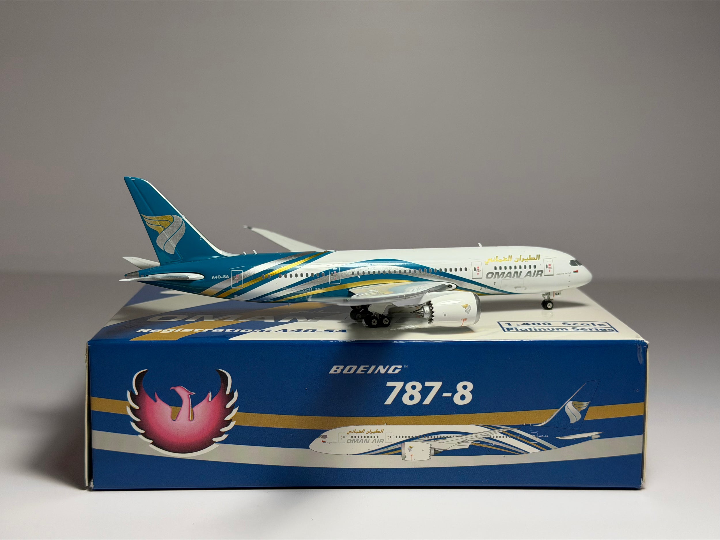 Phoenix Model 1:400 Oman Air Boeing 787-8 A4O-SA PH411208