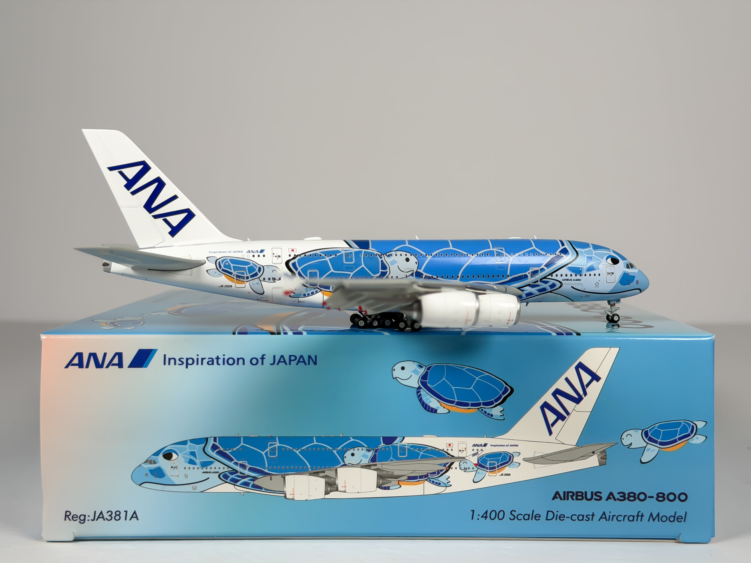 All Nippon Airways (ANA) Airbus A380-800 1:400 HX Models JA381A (A582301F)