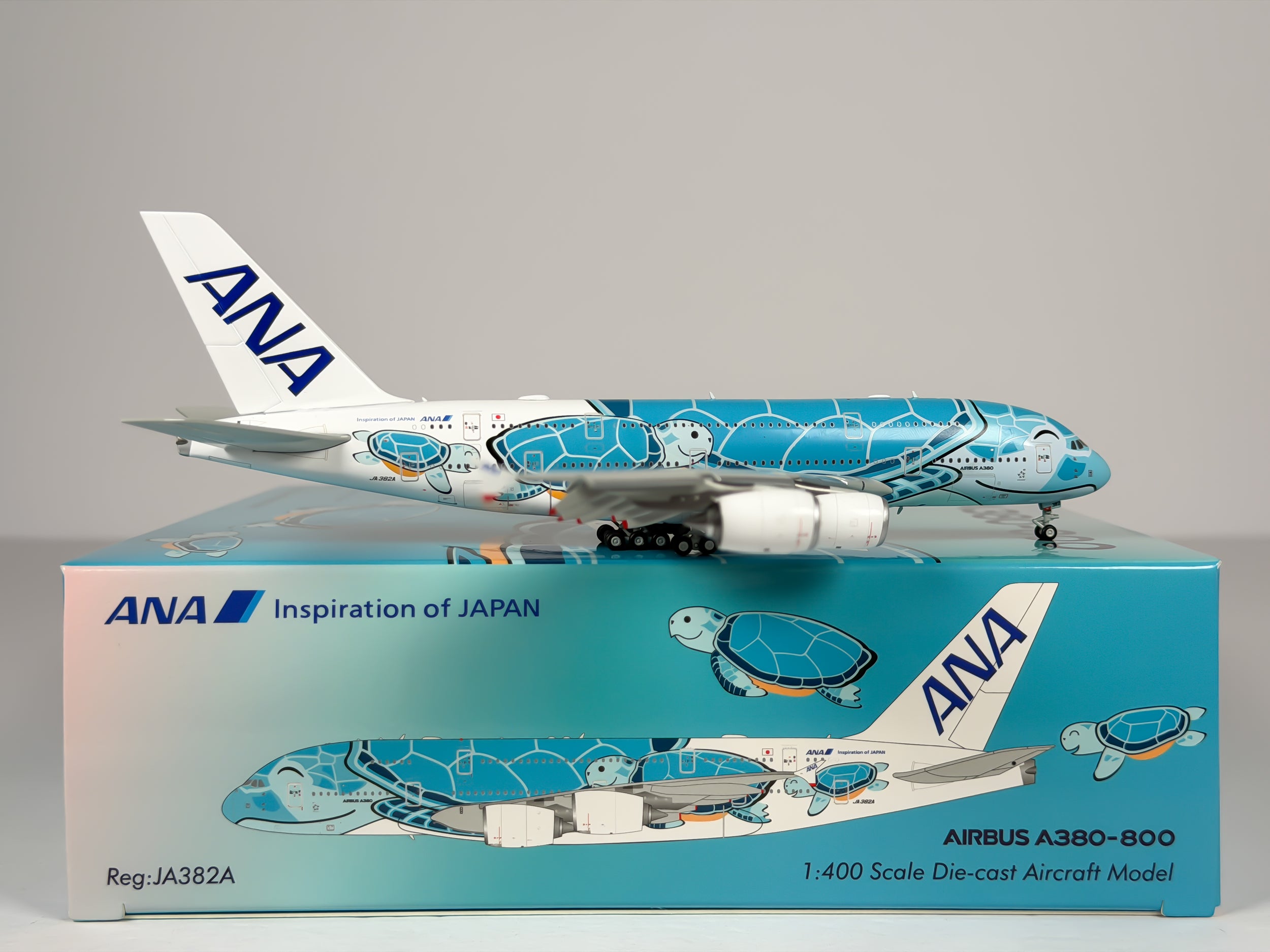 All Nippon Airways (ANA) Airbus A380-800 1:400 HX Models JA382A (A582302F)