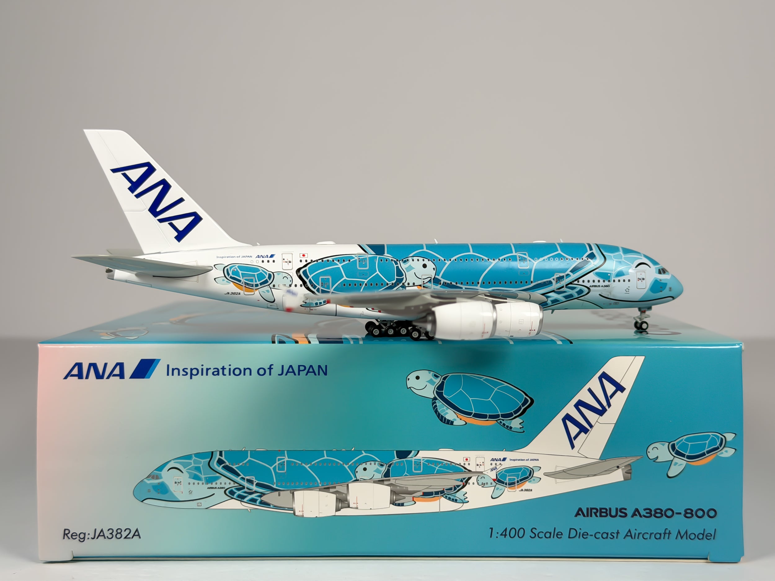 All Nippon Airways (ANA) Airbus A380-800 1:400 HX Models JA382A (A582302)