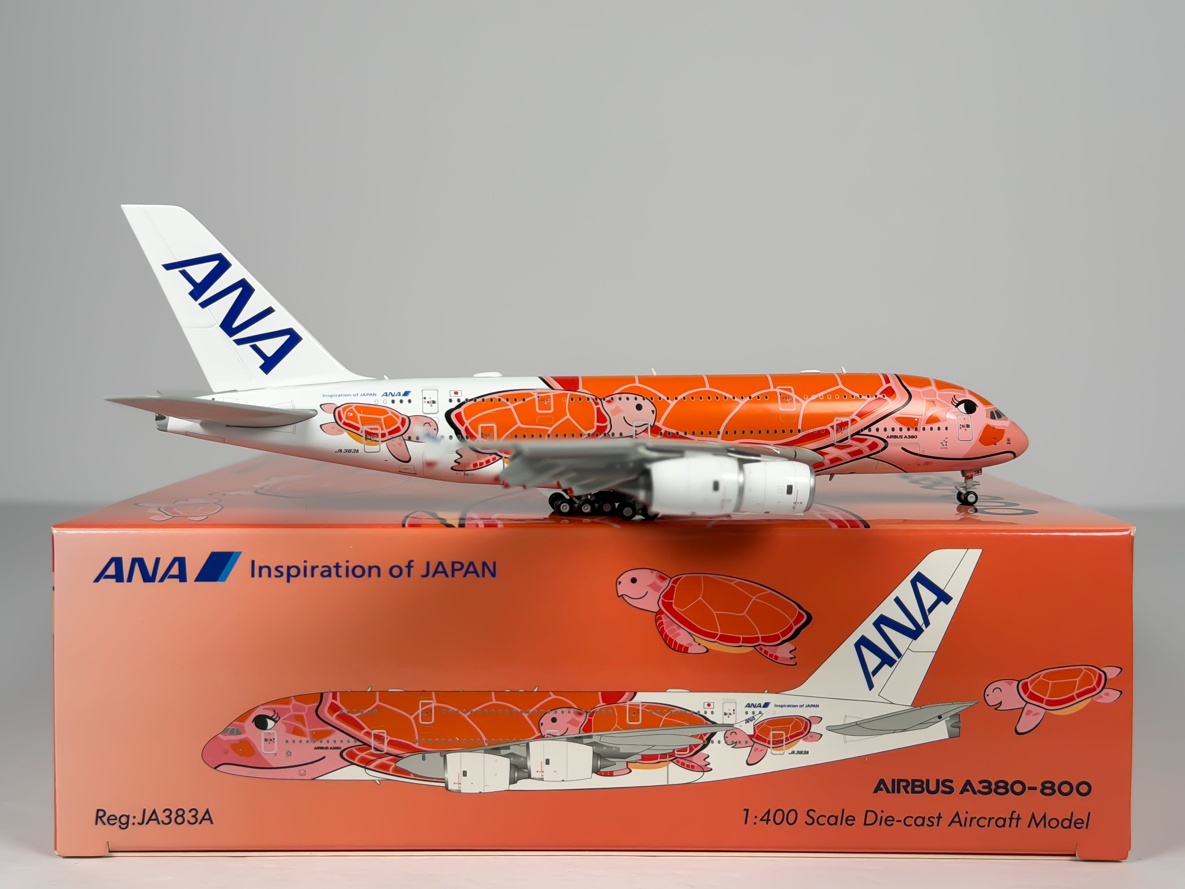 All Nippon Airways (ANA) Airbus A380-800 1:400 HX Models JA383A (A582303F)