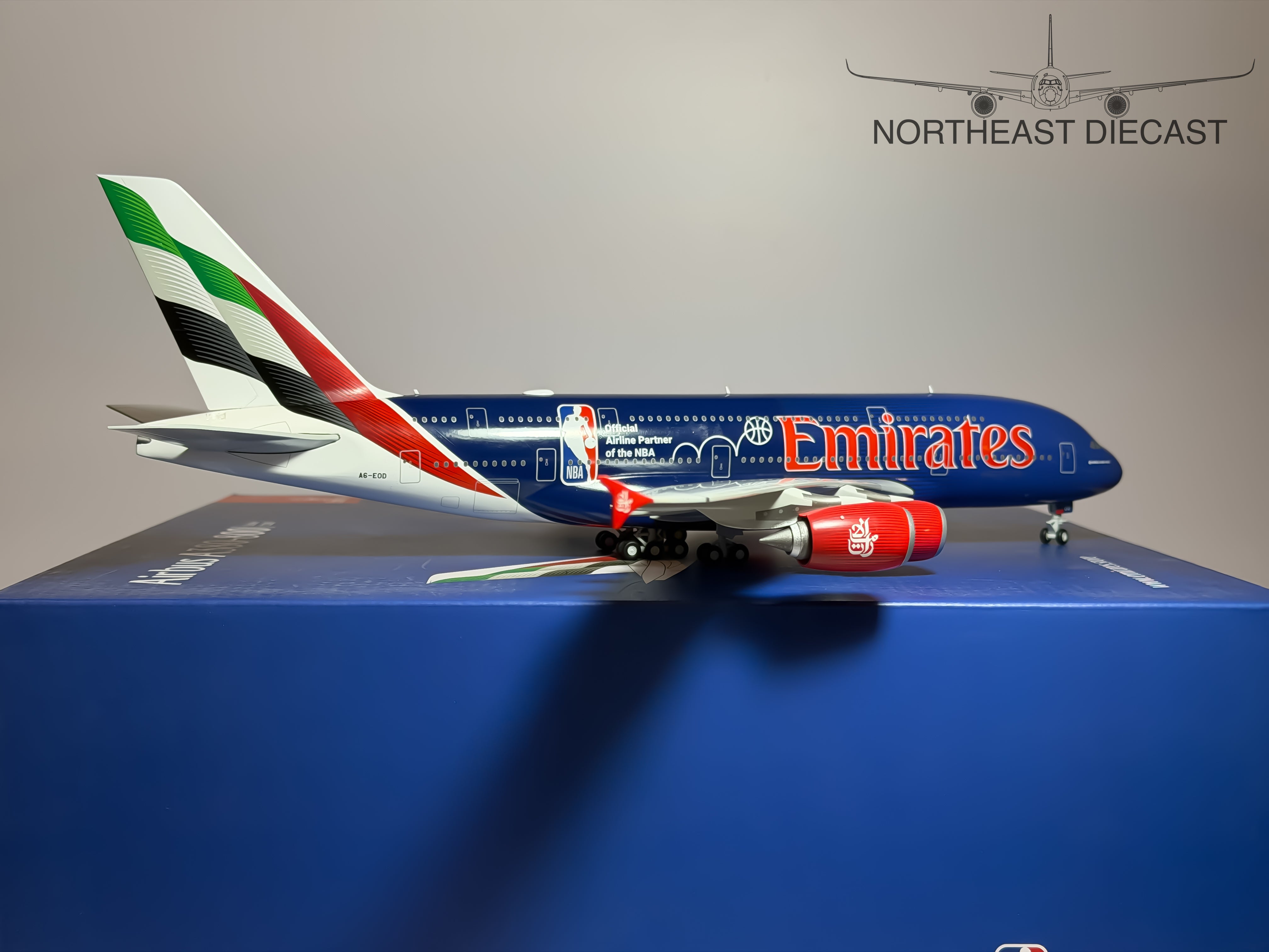 Emirates Airbus A380-800 1:200 Gemini Jets A6-EOD (G2UAE1346)