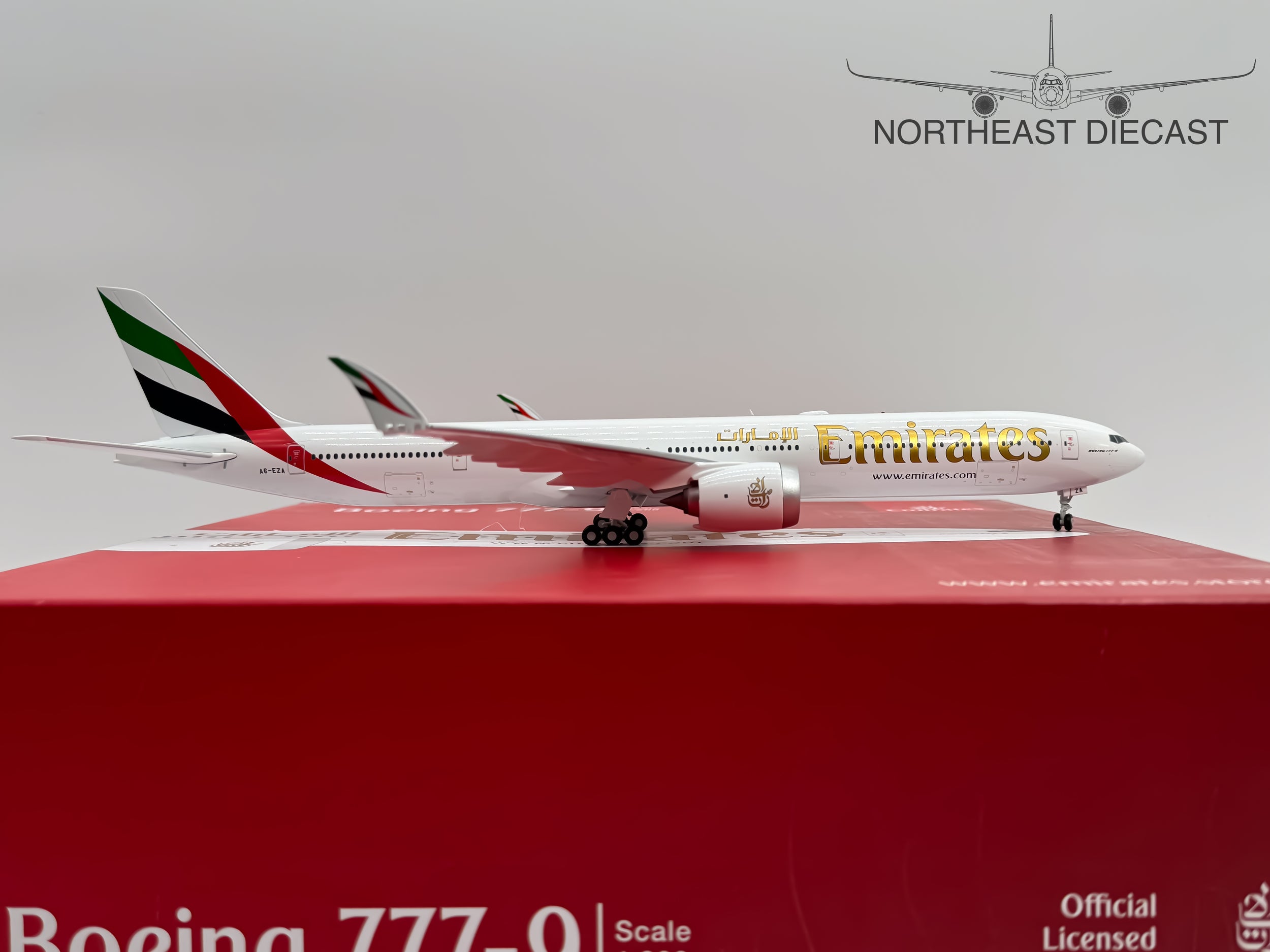 Emirates Boeing 777-9 1:200 Gemini Jets A6-EZA (G2UAE1189)