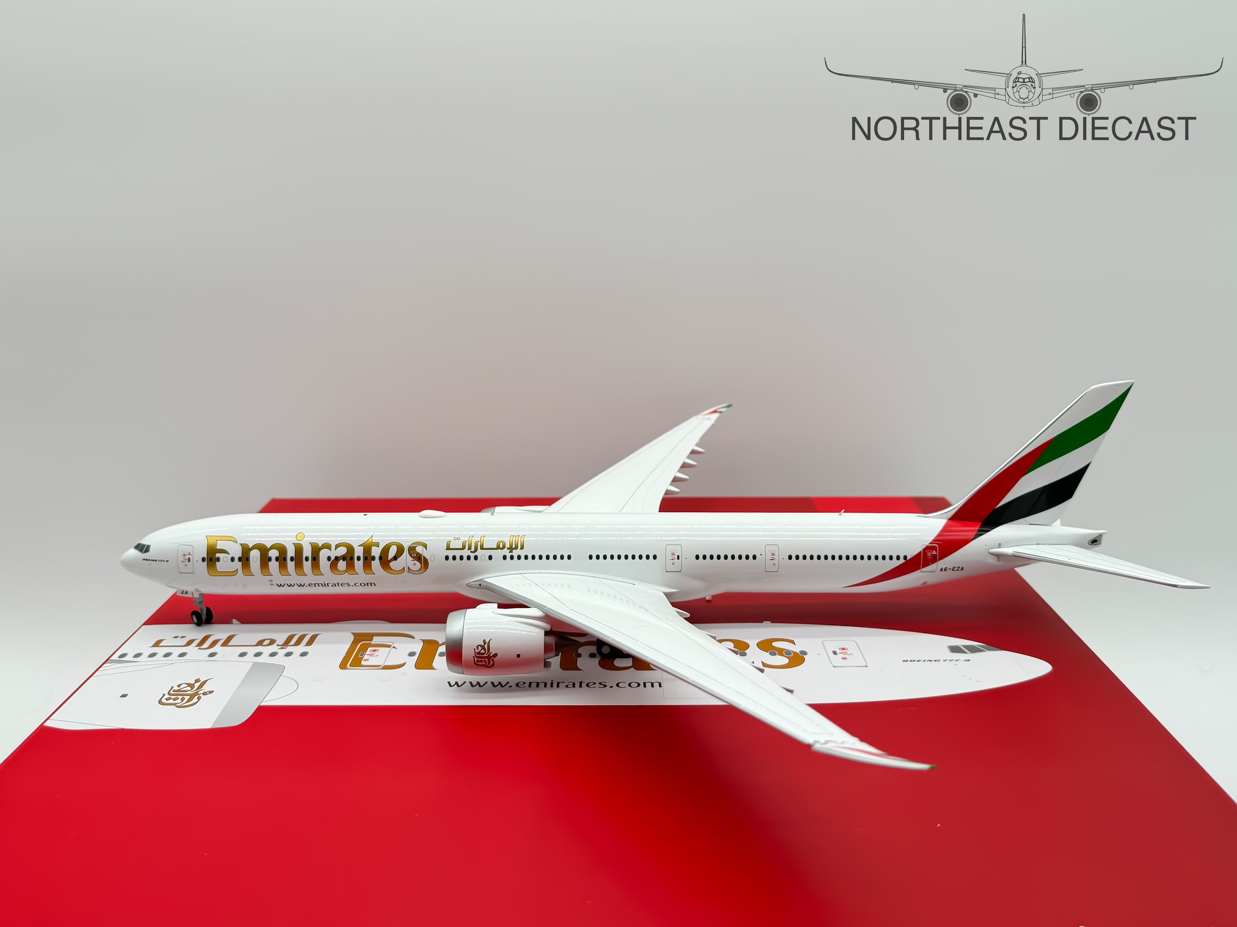 Emirates Boeing 777-9 1:200 Gemini Jets A6-EZA (G2UAE1189)