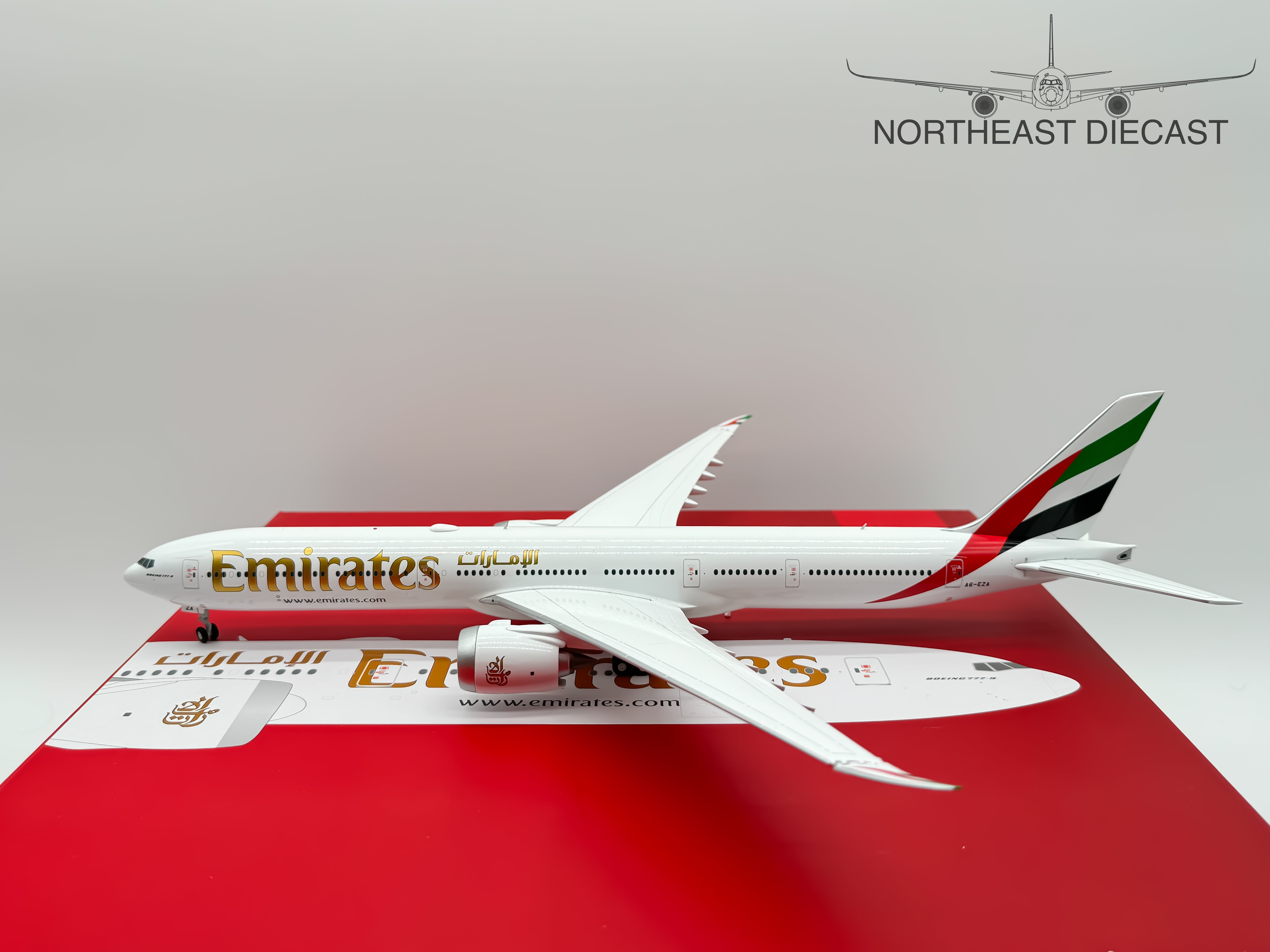 Emirates Boeing 777-9 1:200 Gemini Jets A6-EZA (G2UAE1189)
