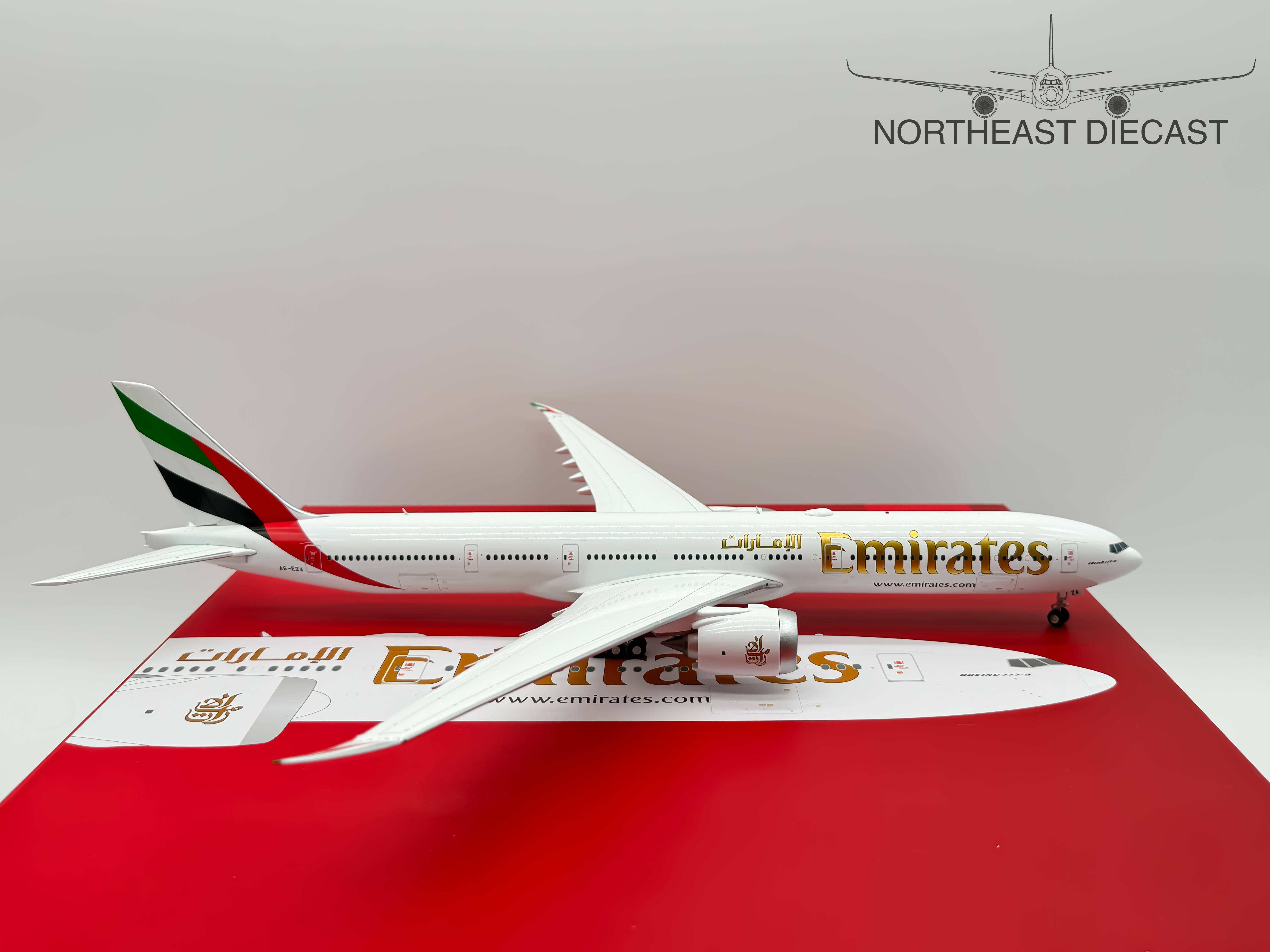 Emirates Boeing 777-9 1:200 Gemini Jets A6-EZA (G2UAE1189)