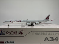 JC Wings 1:200 Qatar Airways Airbus A340-600 A7-AGA XX20301 w/stand