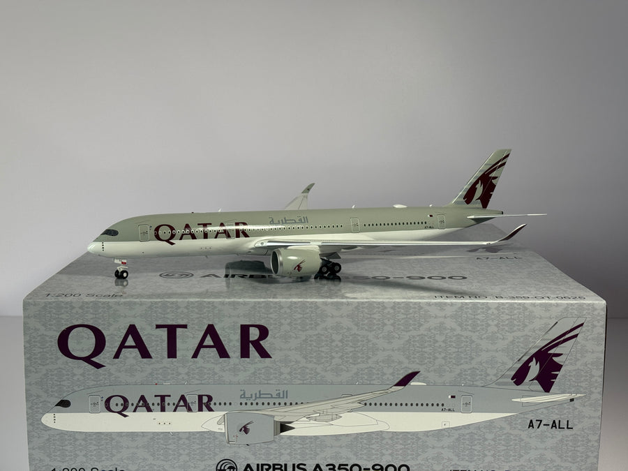 Inflight 1:200 Qatar Airways Airbus A350-900 A7-ALL current colors B-359-QT-0625