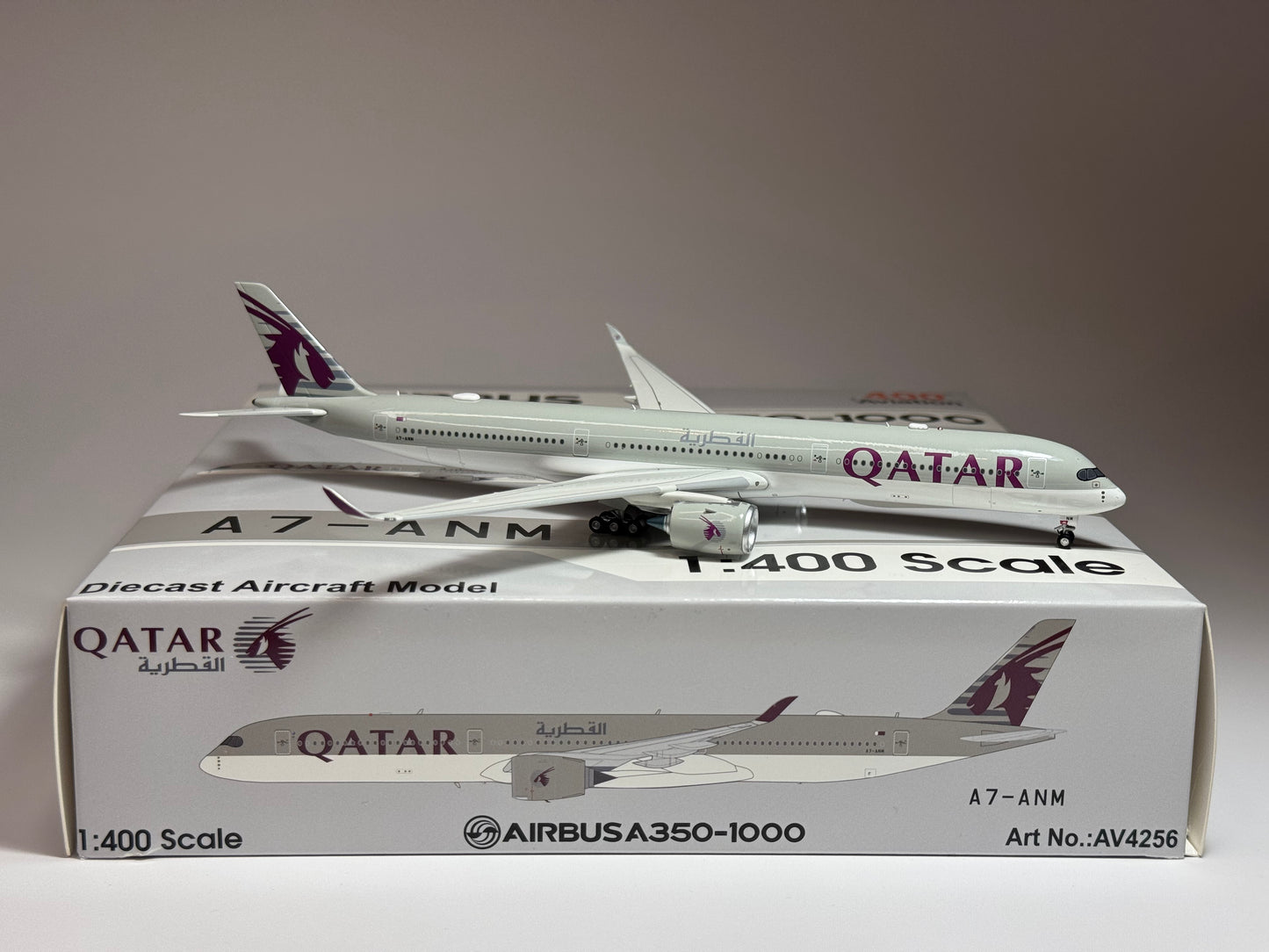 Aviation400 Qatar Airways Airbus A350-1000 A7-ANM AV4256