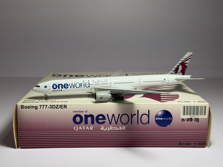 JC Wings 1:400 Qatar Airways Boeing 777-300ER A7-BAA "oneworld" XX4936