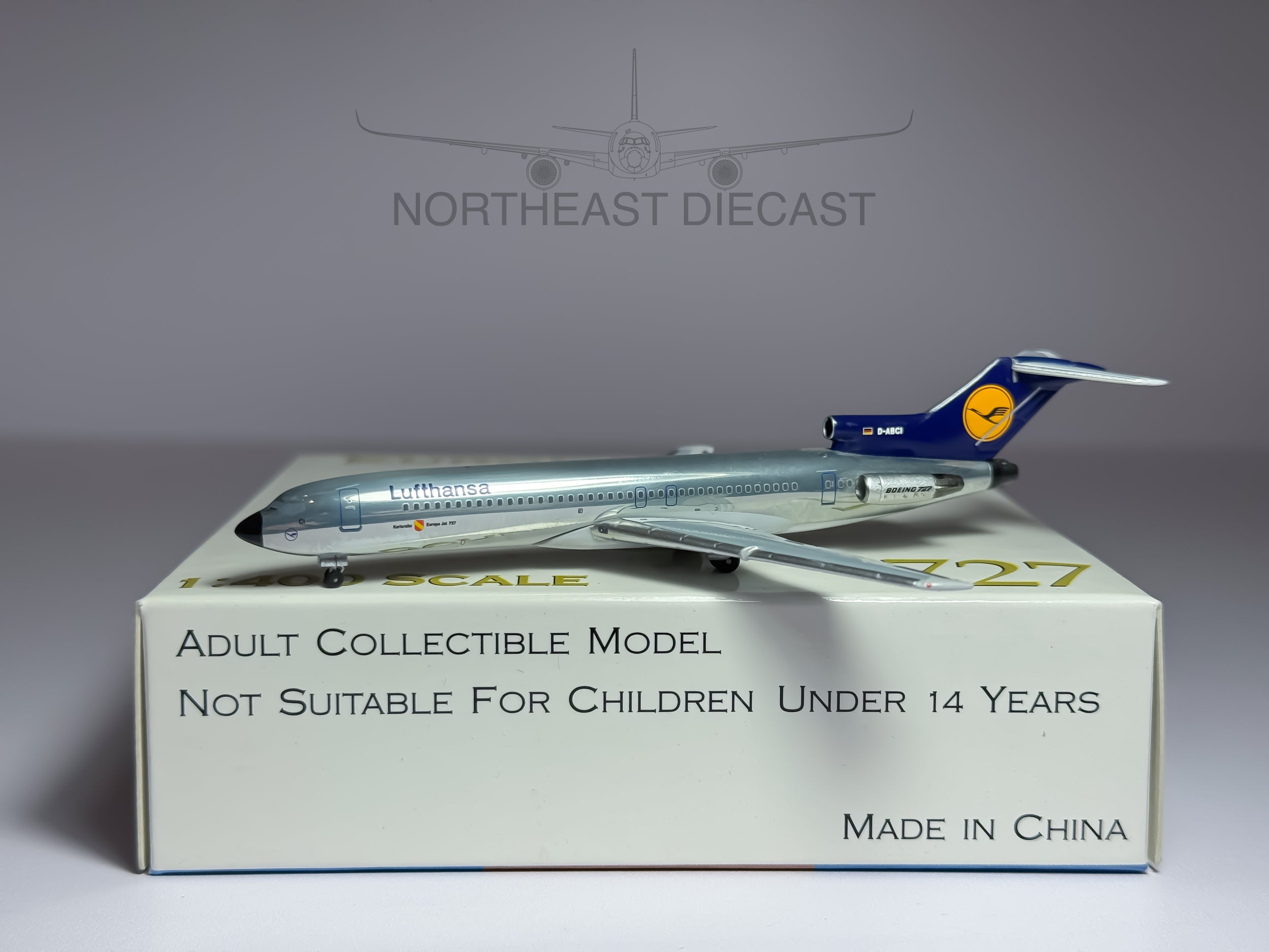 Lufthansa Boeing 727-200 1:400 Aeroclassics D-ABCI (AC00915)