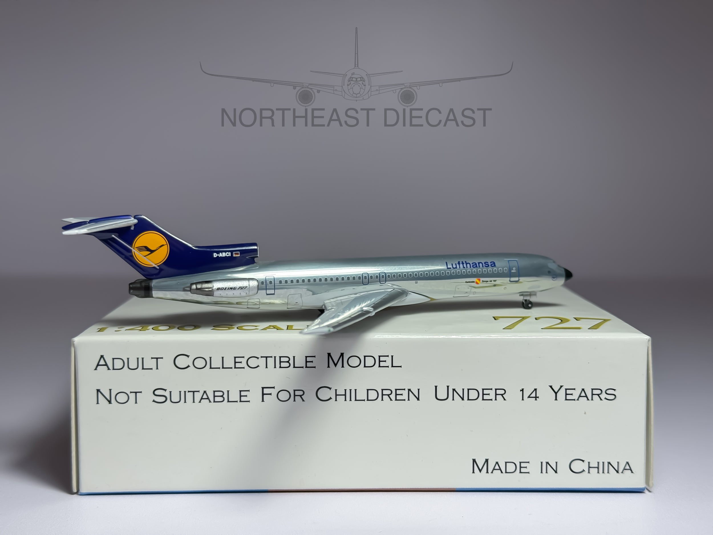 Lufthansa Boeing 727-200 1:400 Aeroclassics D-ABCI (AC00915)