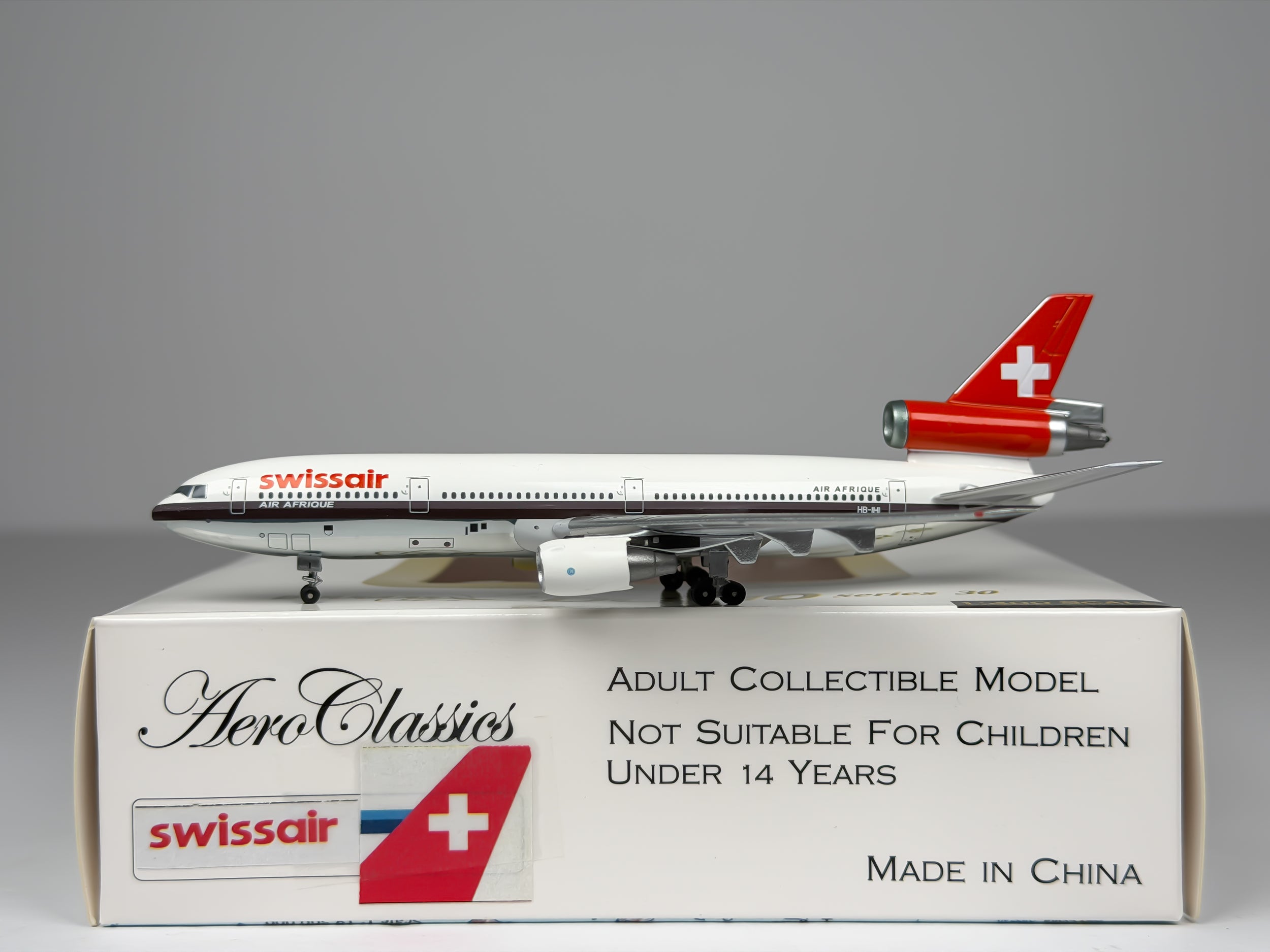 Swissair McDonnell Douglas DC-10-30 1:400 Aeroclassics HB-IHI (AC10915)