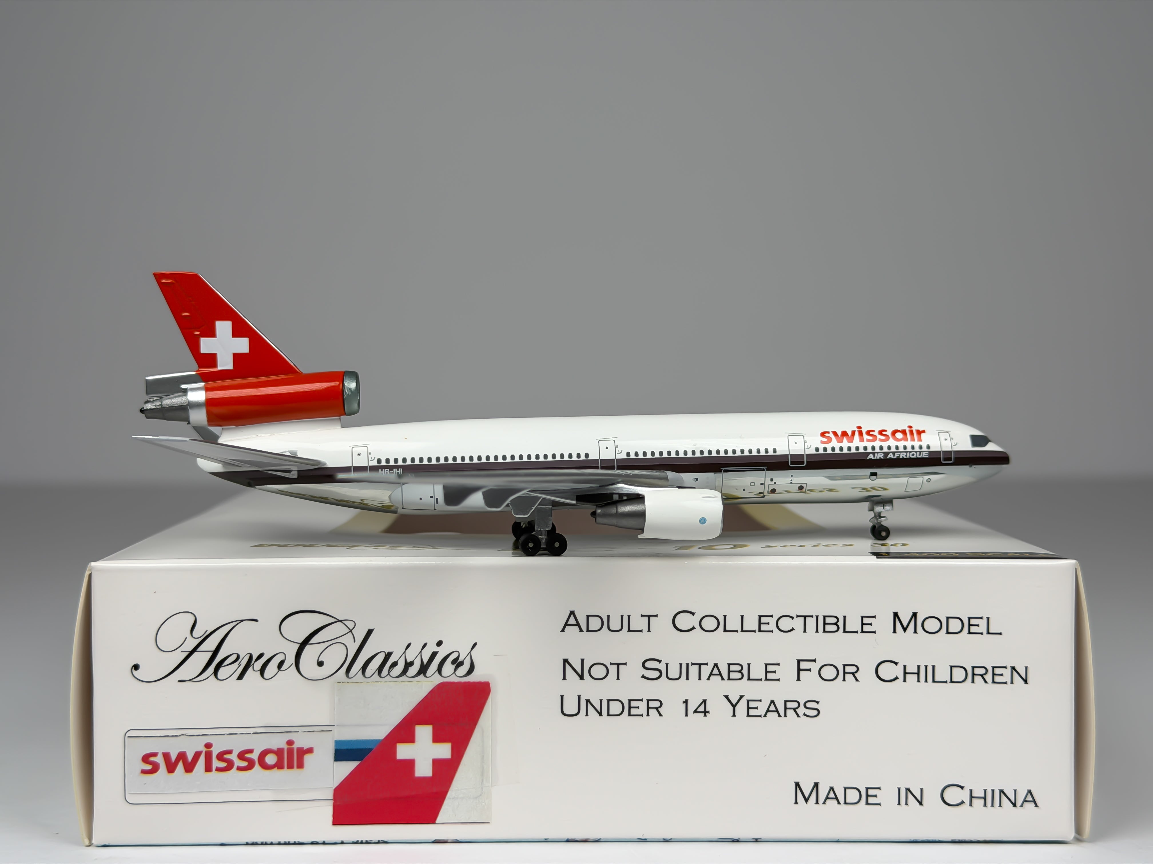 Swissair McDonnell Douglas DC-10-30 1:400 Diecast Aircraft