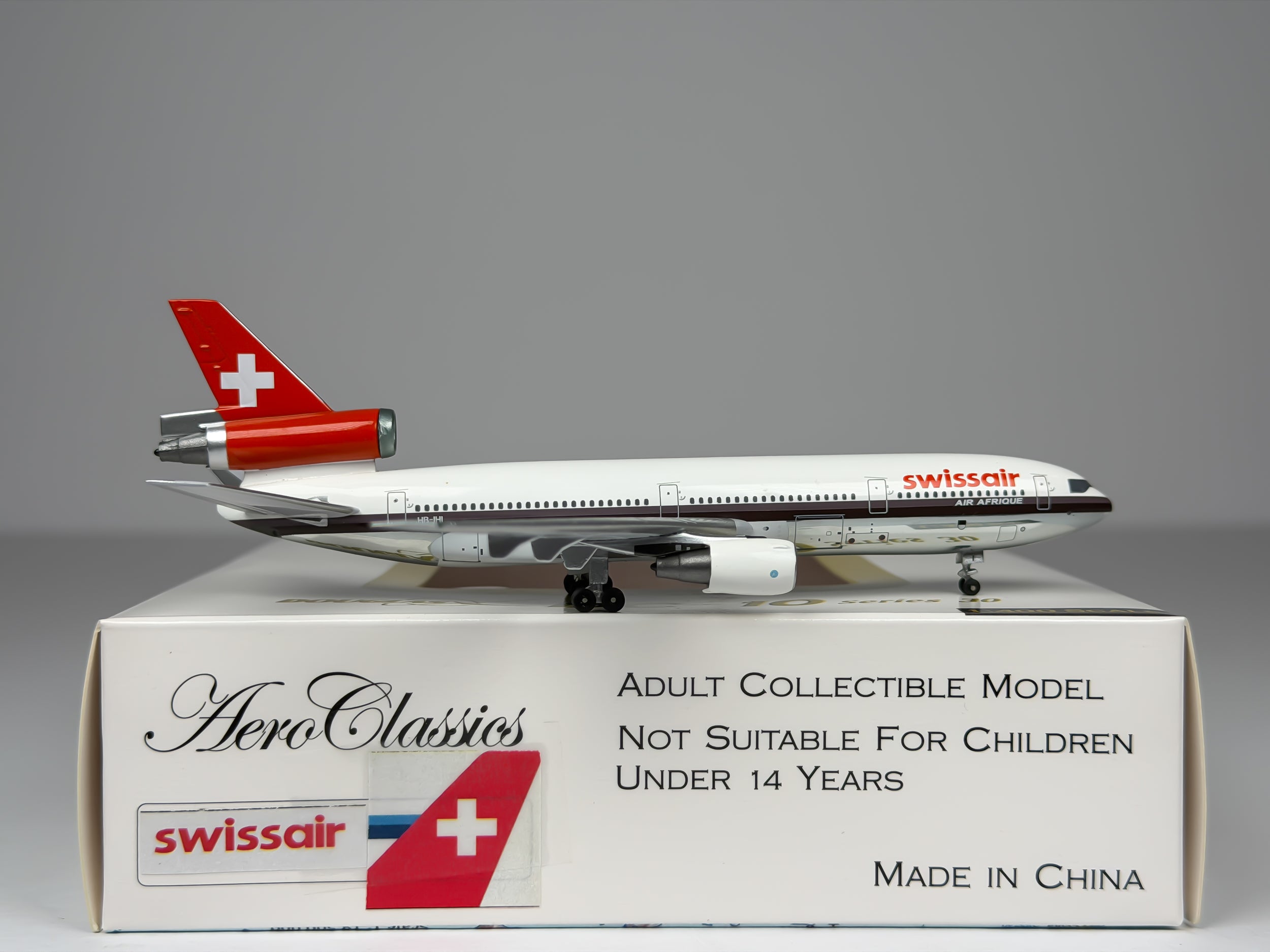 Swissair McDonnell Douglas DC-10-30 1:400 Aeroclassics HB-IHI (AC10915)
