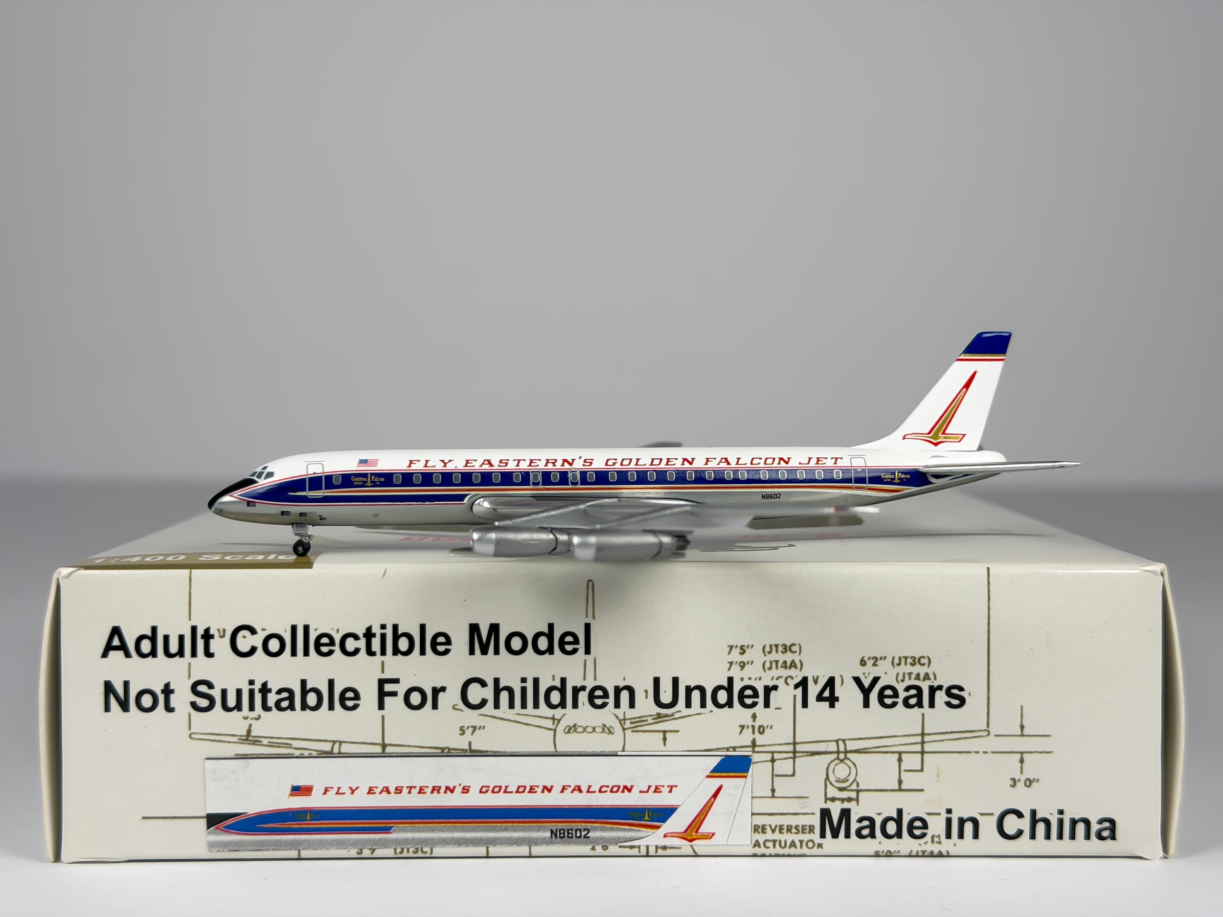 Eastern Air Lines Douglas DC-8-61 1:400 Aeroclassics N8602 (AC1583)
