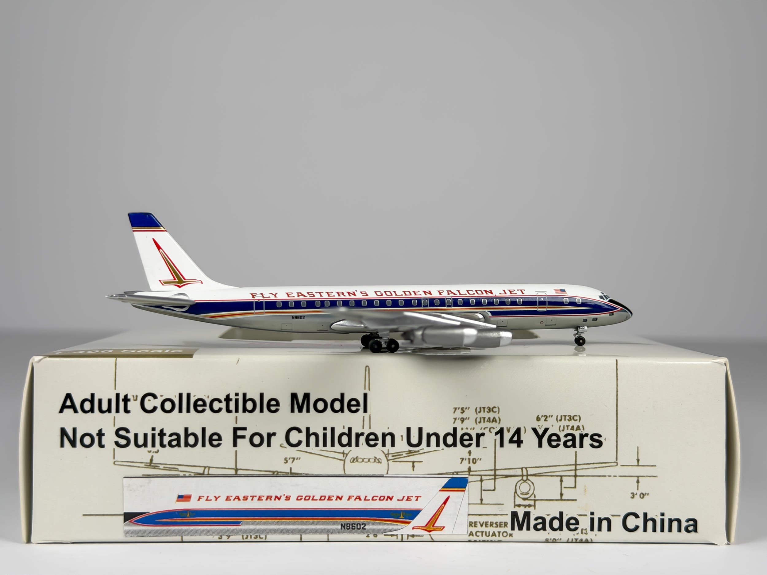 Eastern Air Lines Douglas DC-8-61 1:400 Aeroclassics N8602 (AC1583)