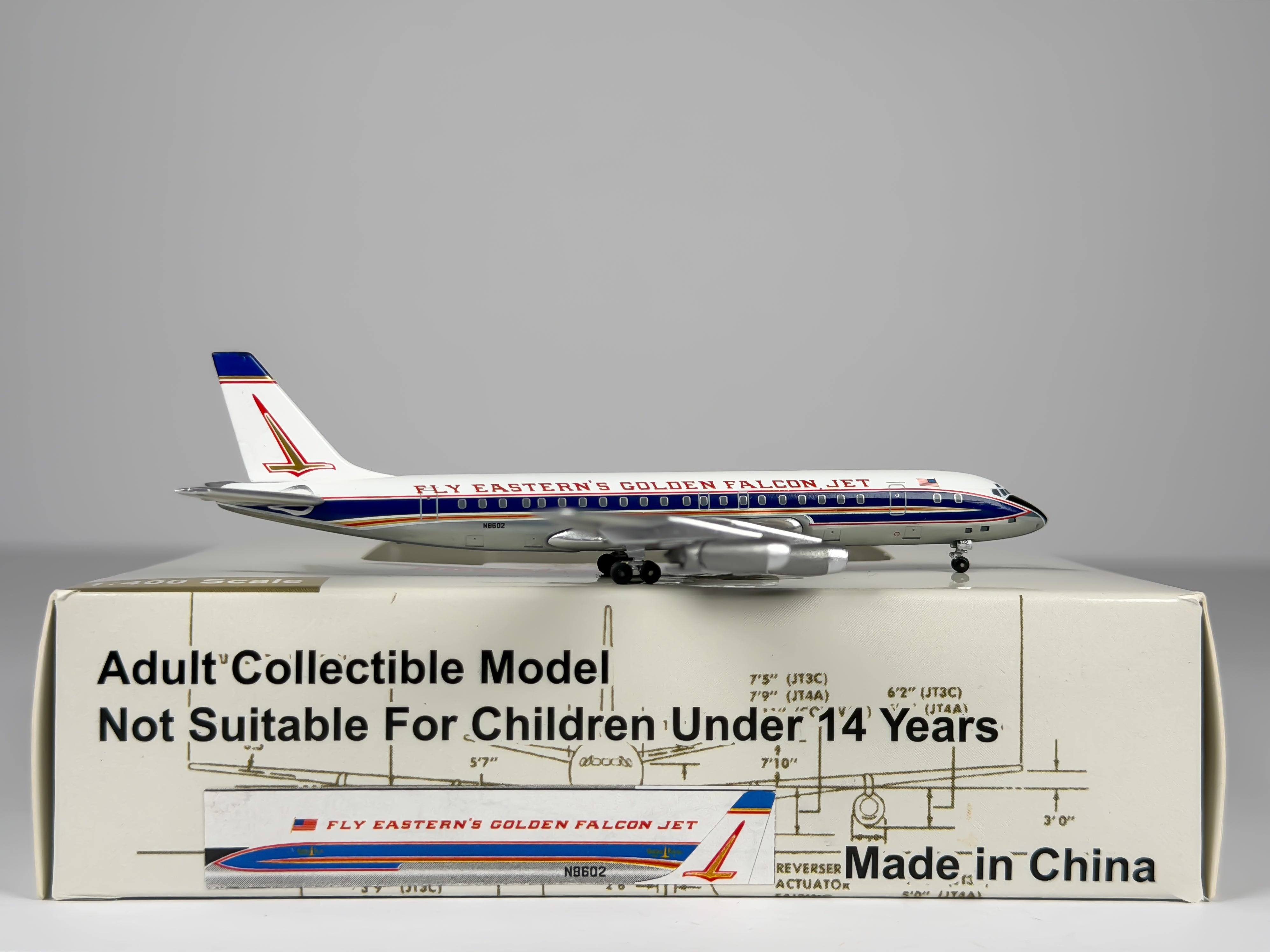 Eastern Air Lines Douglas DC-8-61 1:400 Aeroclassics N8602 (AC1583)