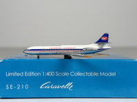 JAT Yugoslav Airlines Sud Aviation SE-210 Caravelle 1:400 Aeroclassics YU-AHB (AC18009B)