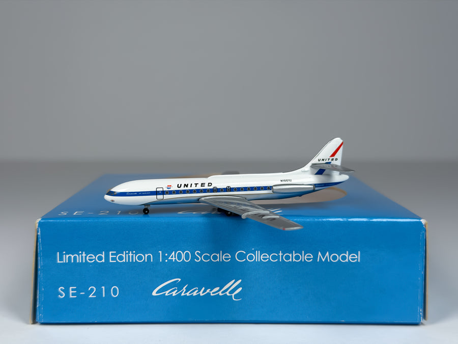 United Airlines Sud Aviation SE-210 Caravelle 1:400 Aeroclassics N1001U (AC18019)
