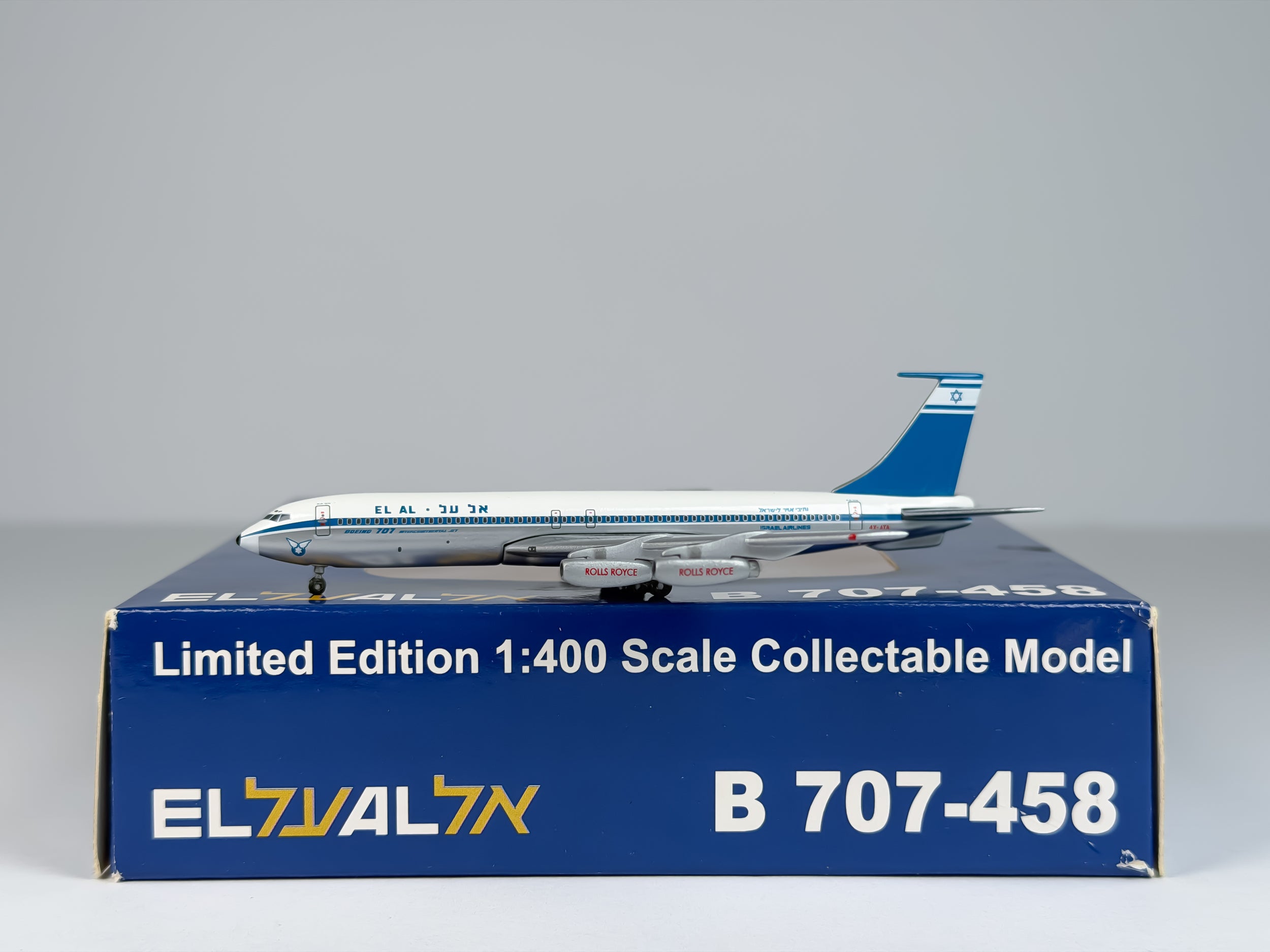 El Al Israel Airlines Boeing 707-300 1:400 Aeroclassics 4X-ATA (AC18031)