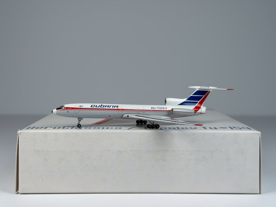Cubana Tupolev TU-154B 1:400 Aeroclassics CU-T1253 (AC18052)