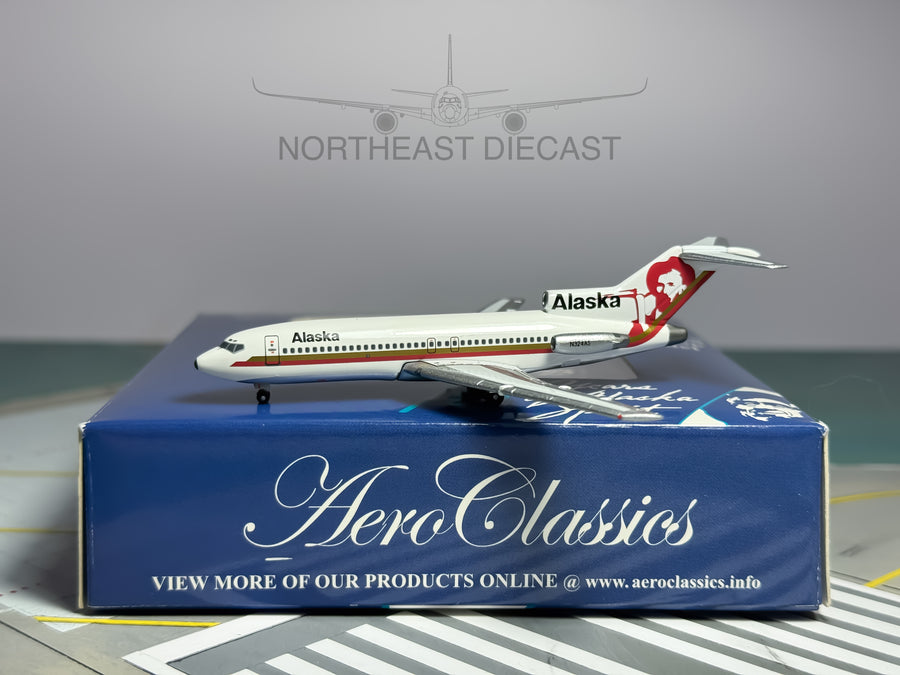 Alaska Airlines Boeing 727-100 1:400 Aeroclassics N324AS (AC18079C)