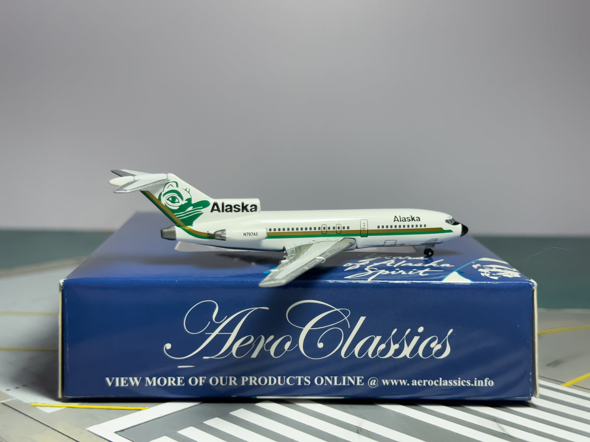 Alaska Airlines Boeing 727-100 1:400 Aeroclassics N797AS (AC18079F)