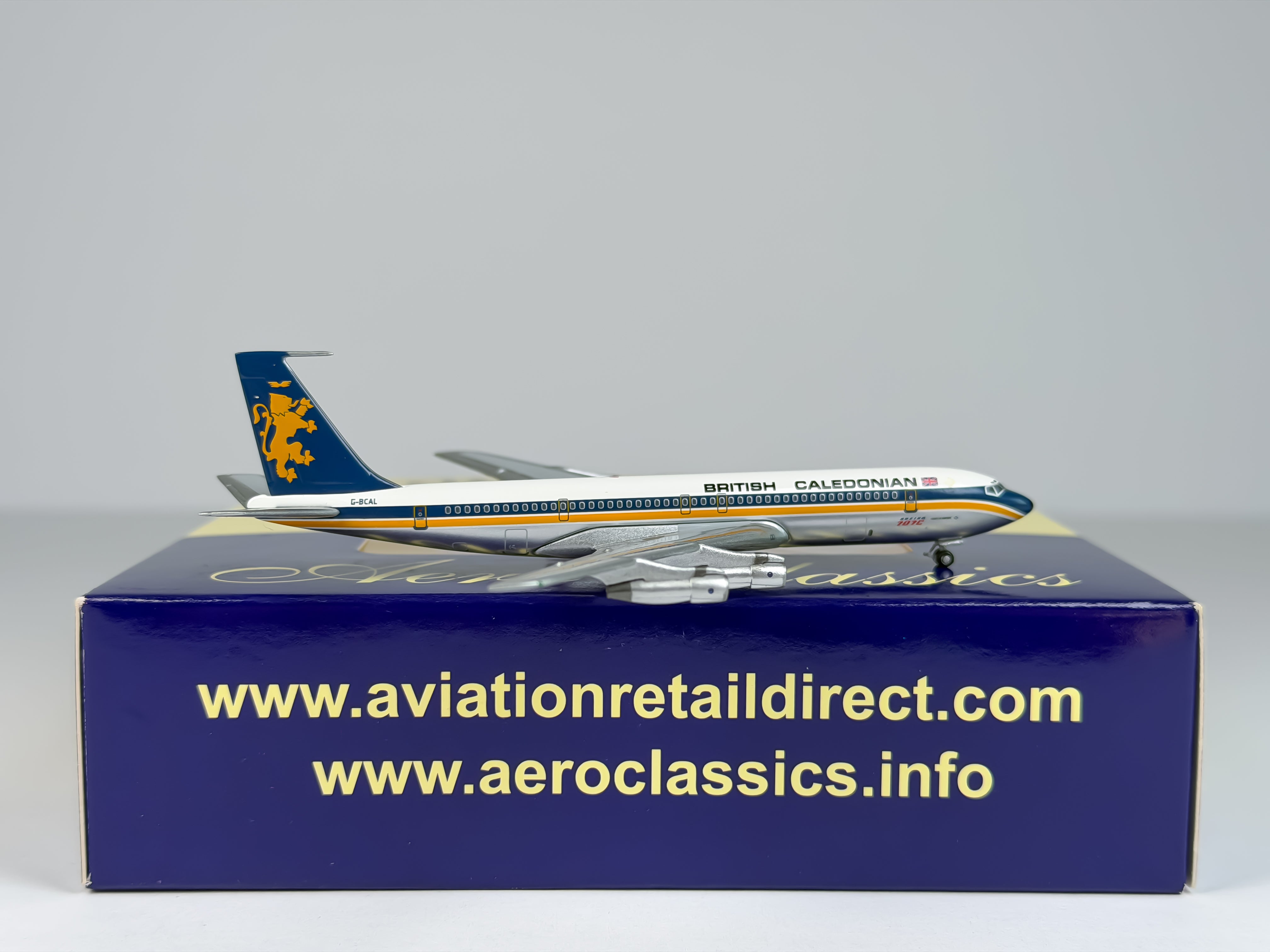 British Caledonian Boeing 707-300 1:400 Aeroclassics G-BCAL (AC18128)
