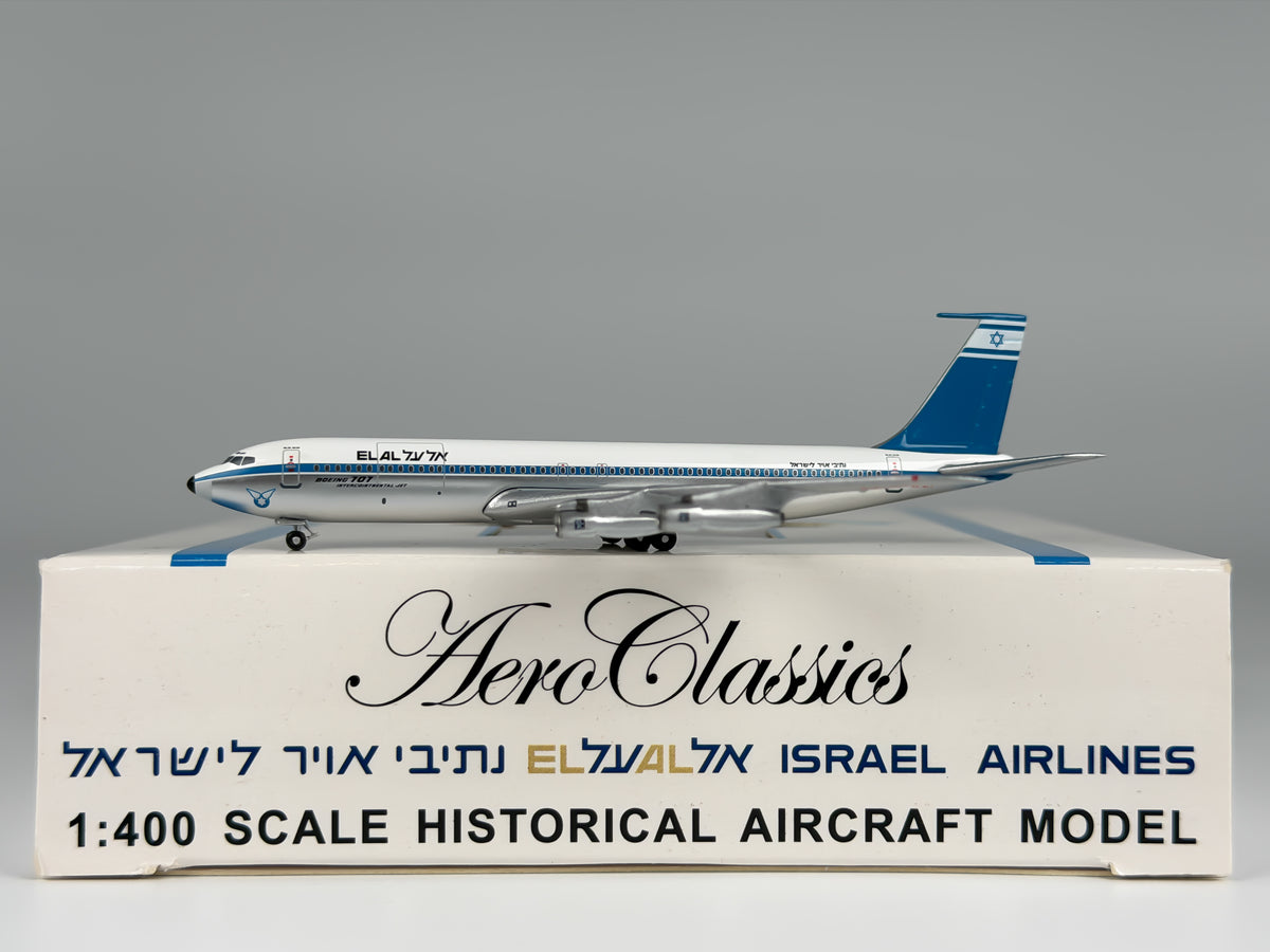 El AL Israel Boeing 707-320C 1:400 Aeroclassics 4X-ATY (AC18132)