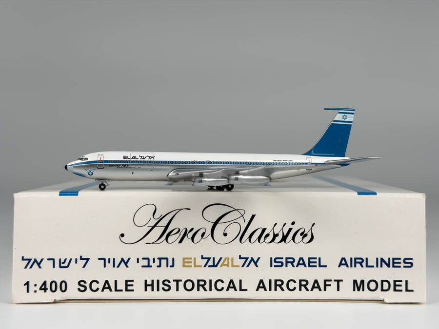 El AL Israel Boeing 707-320C 1:400 Aeroclassics 4X-ATY (AC18132)