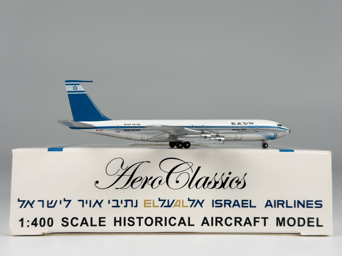El AL Israel Boeing 707-320C 1:400 Aeroclassics 4X-ATY (AC18132)