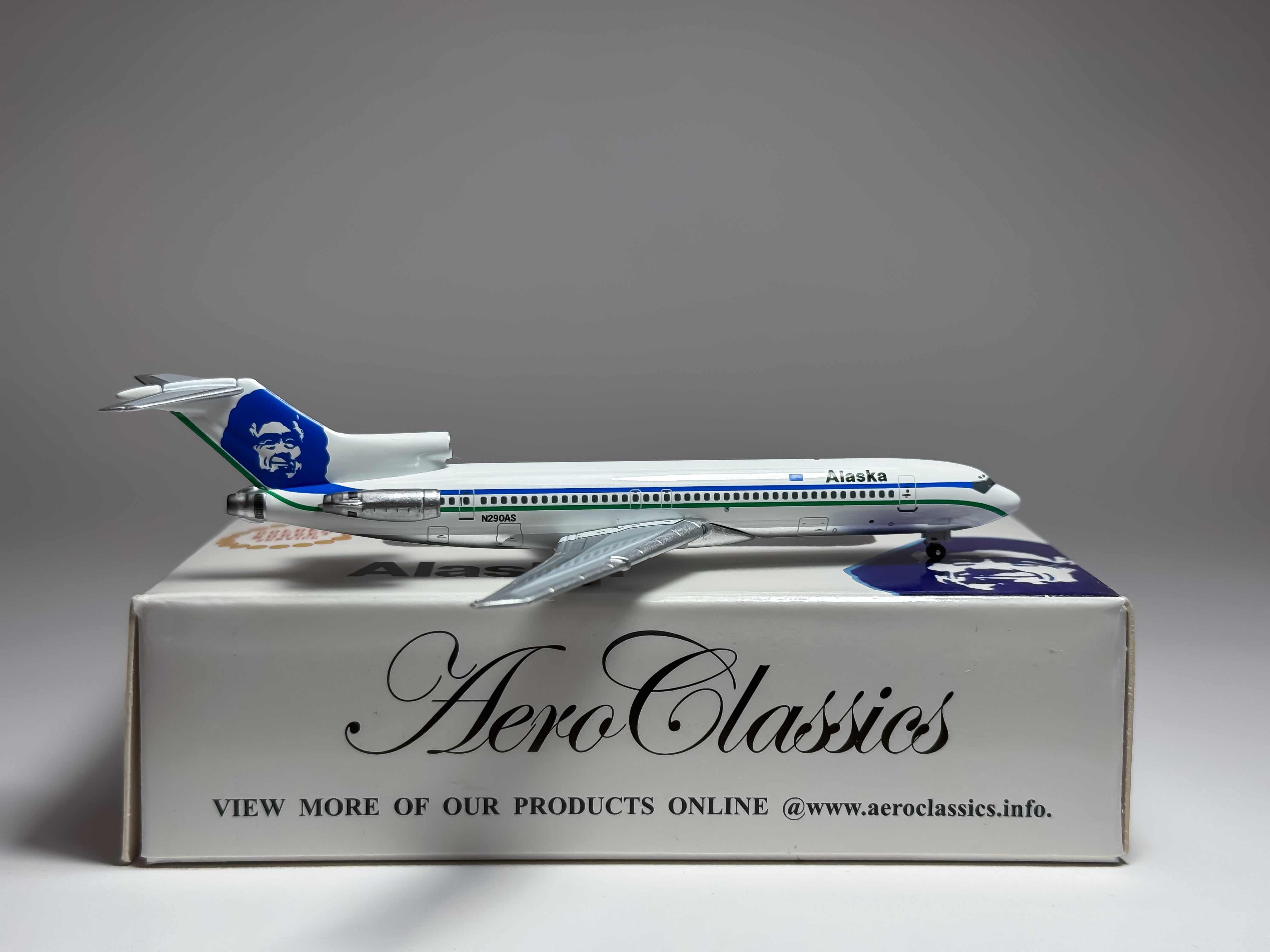 Alaska Airlines Boeing 727-200 1:400 Aeroclassics N290AS (AC18154A)