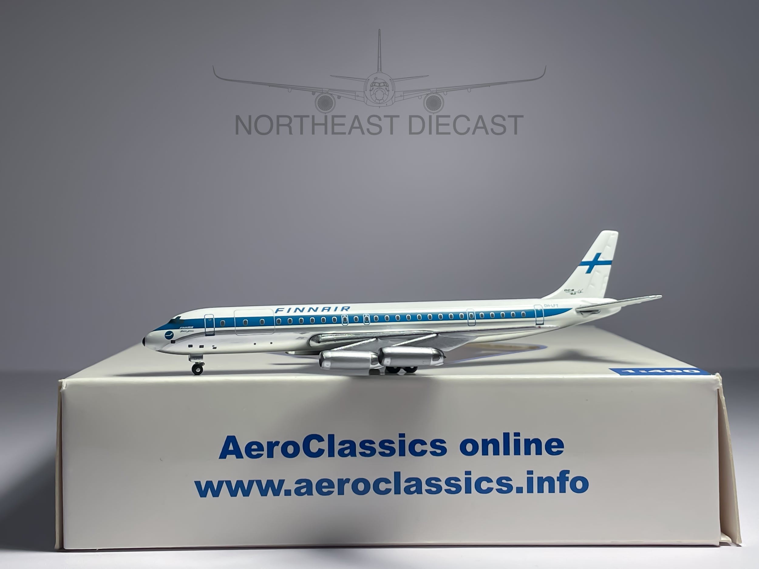 Finnair Douglas DC-8-62CF 1:400 Aeroclassics OH-LFT (AC18213)