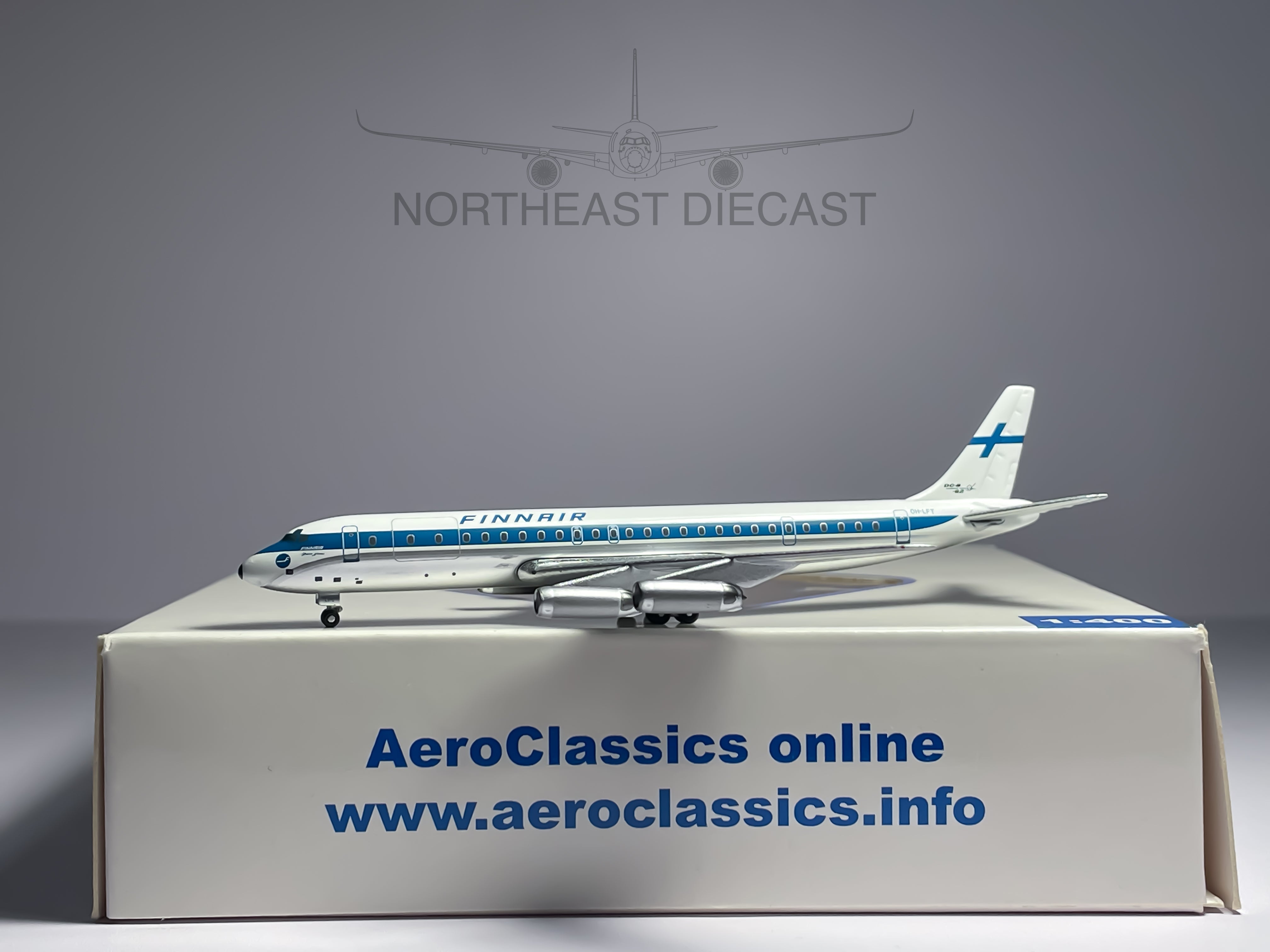 Finnair Douglas DC-8-62CF 1:400 Aeroclassics OH-LFT (AC18213)