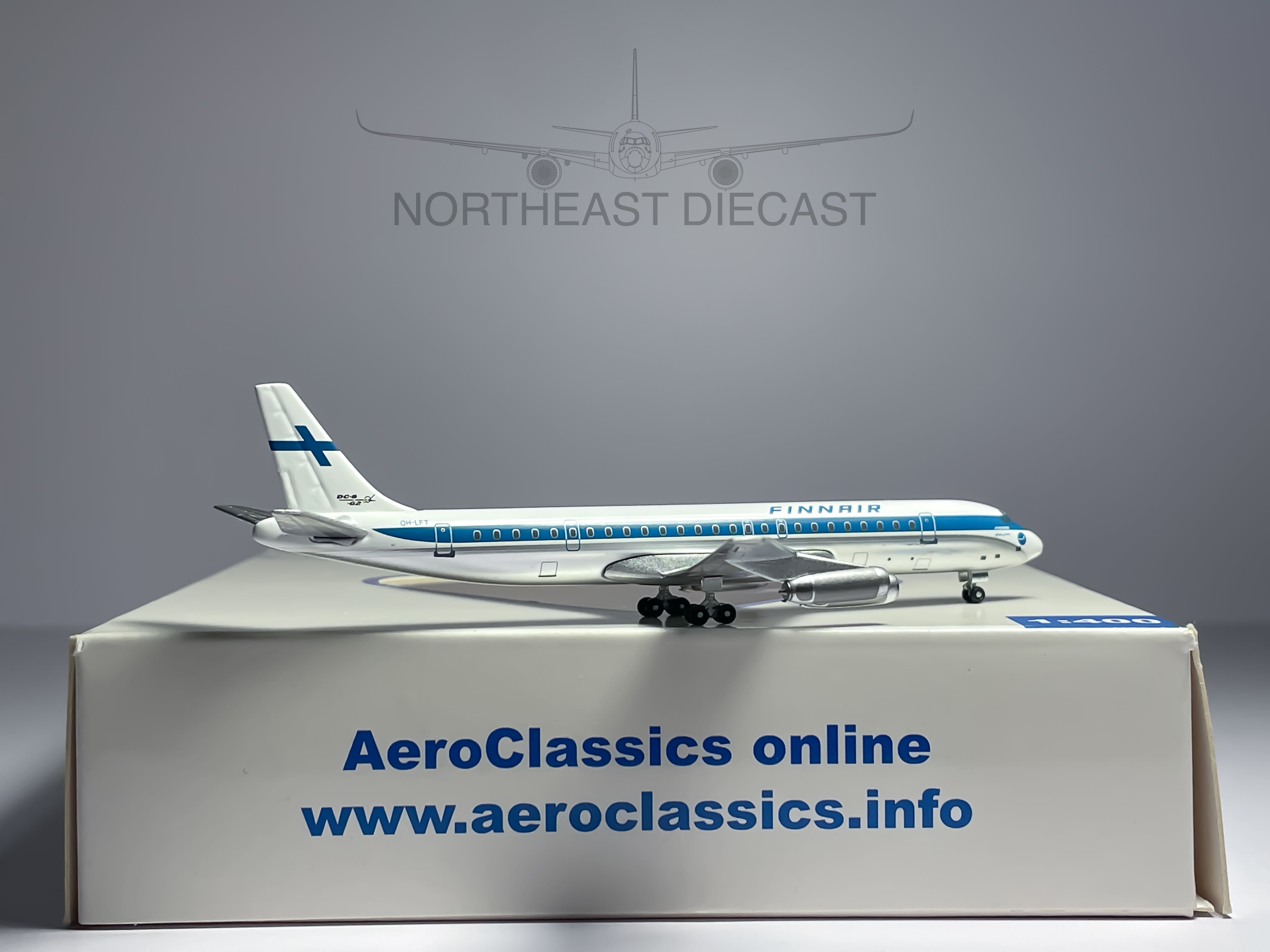 Finnair Douglas DC-8-62CF 1:400 Aeroclassics OH-LFT (AC18213)