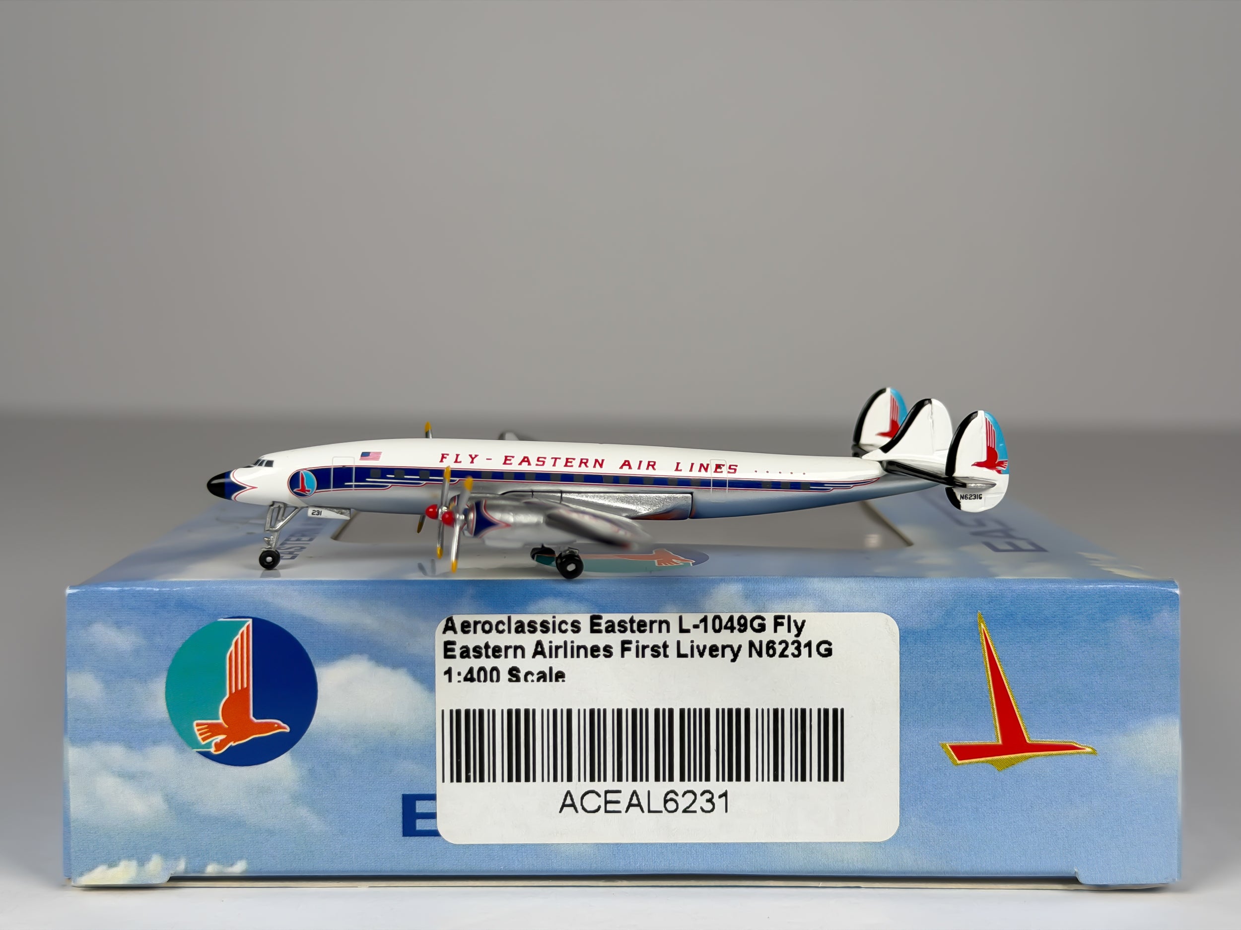 Eastern Air Lines Lockheed L-1049 1:400 Aeroclassics N6231G (AC18289D)