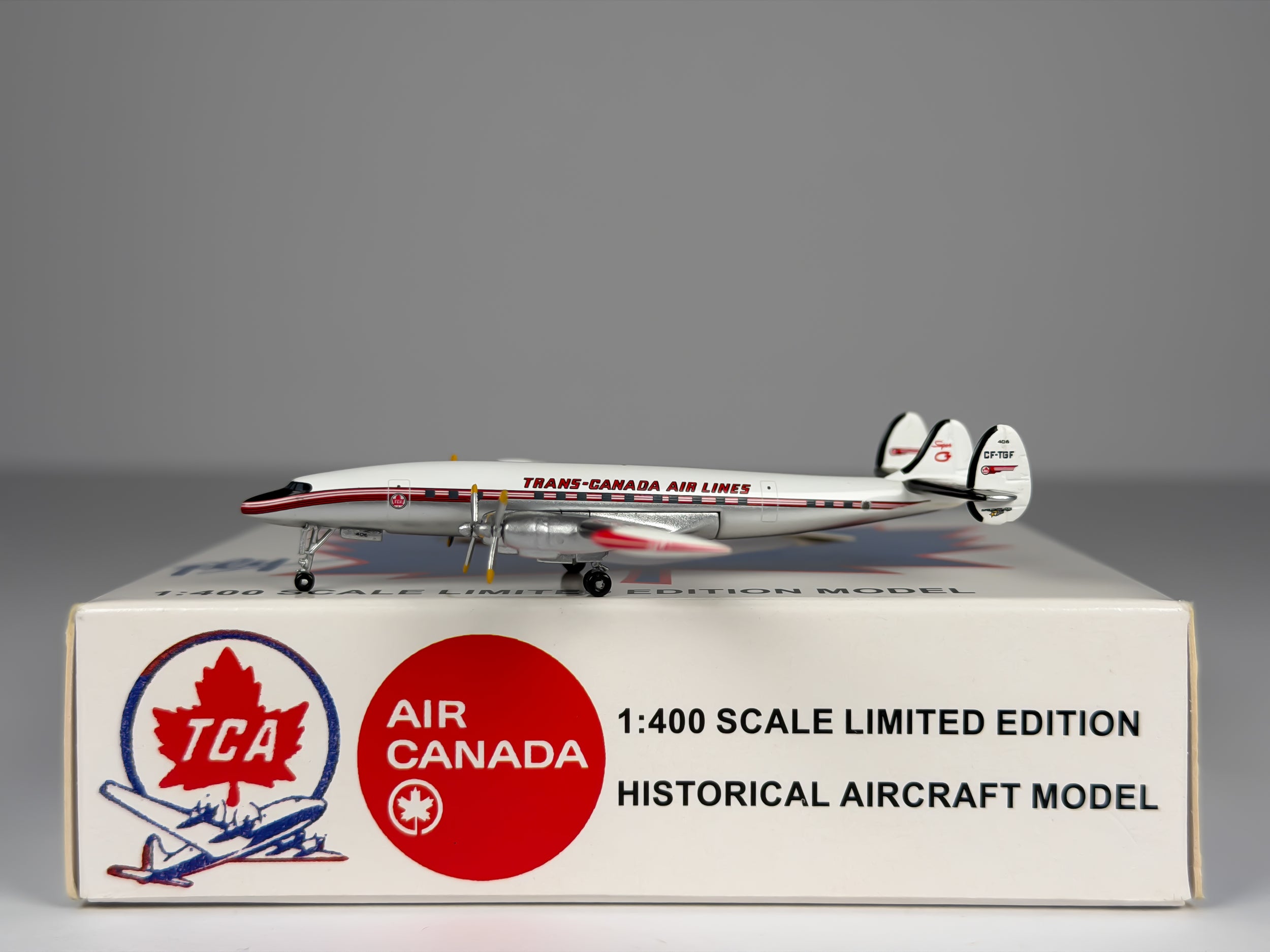 Trans-Canada Air Lines (TCA) Lockheed L-1049 1:400 Aeroclassics CF-TGF (AC18298B)