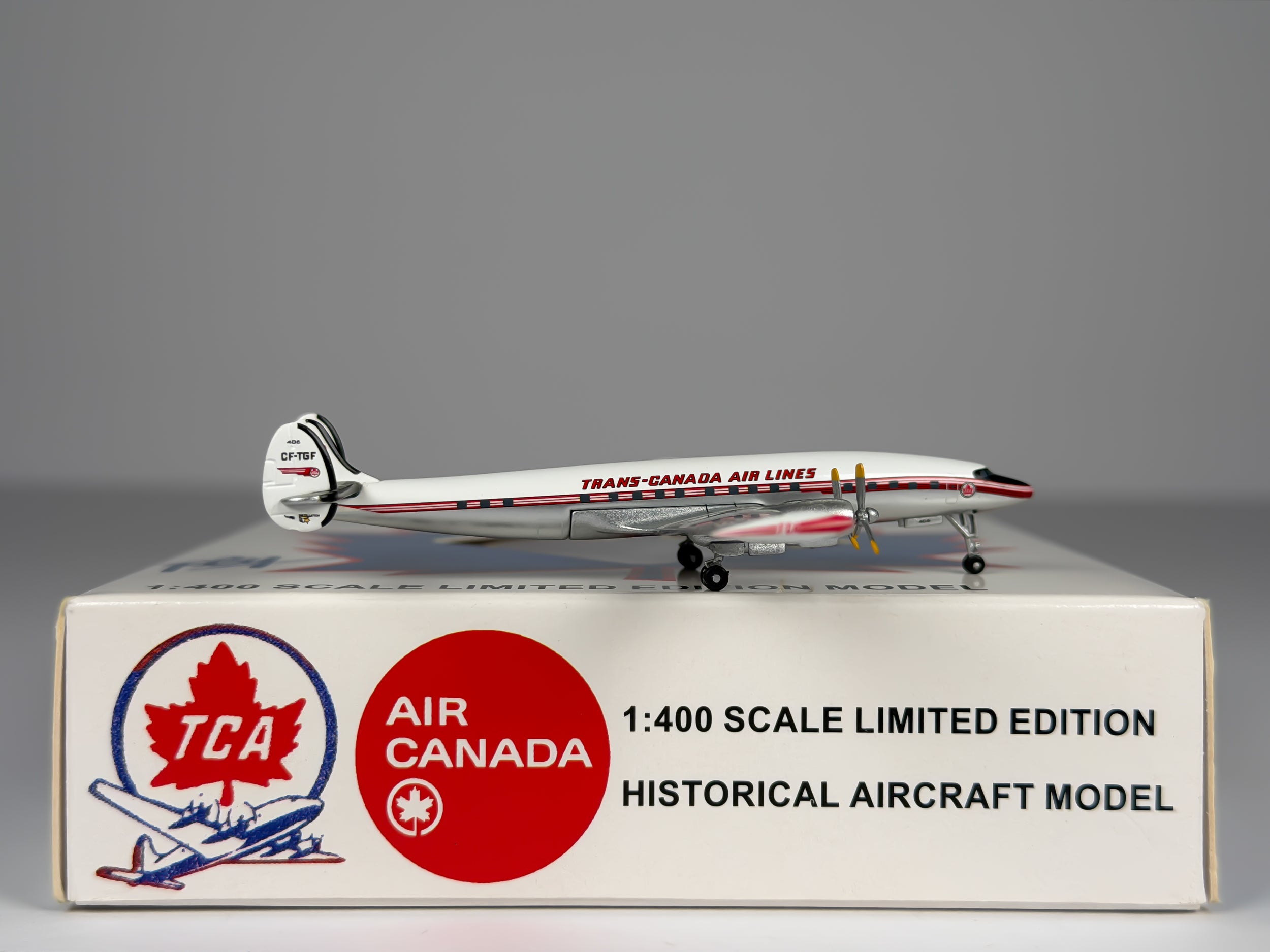 Trans-Canada Air Lines (TCA) Lockheed L-1049 1:400 Aeroclassics CF-TGF (AC18298B)
