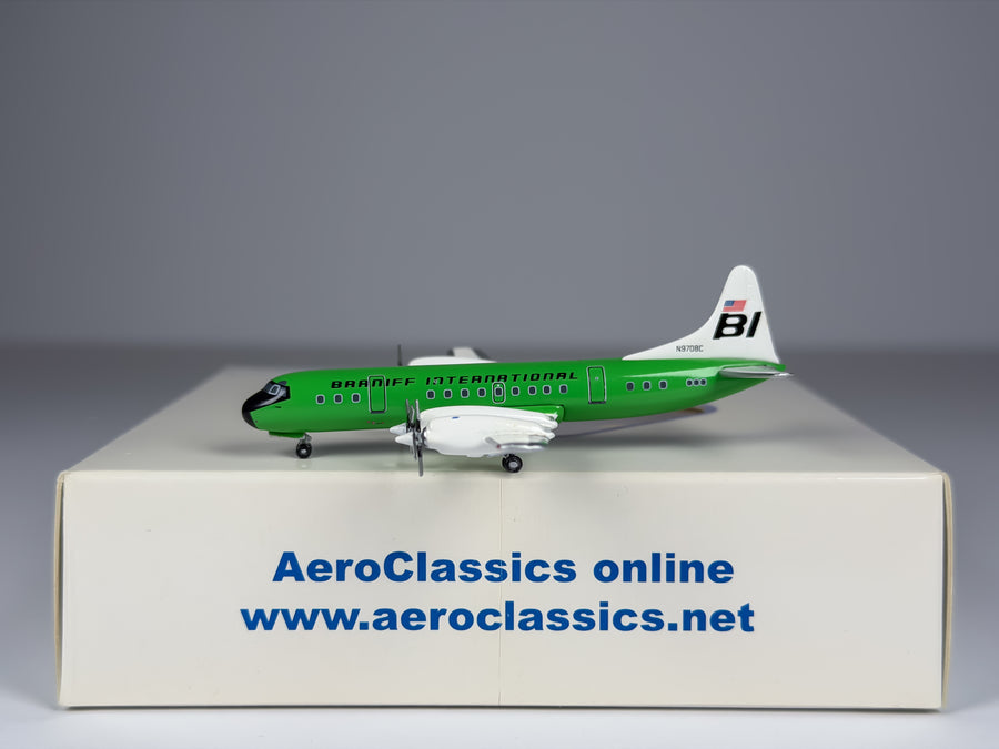 Braniff International Lockheed L-188 Electra 1:400 Aeroclassics N9708C (AC18305D)