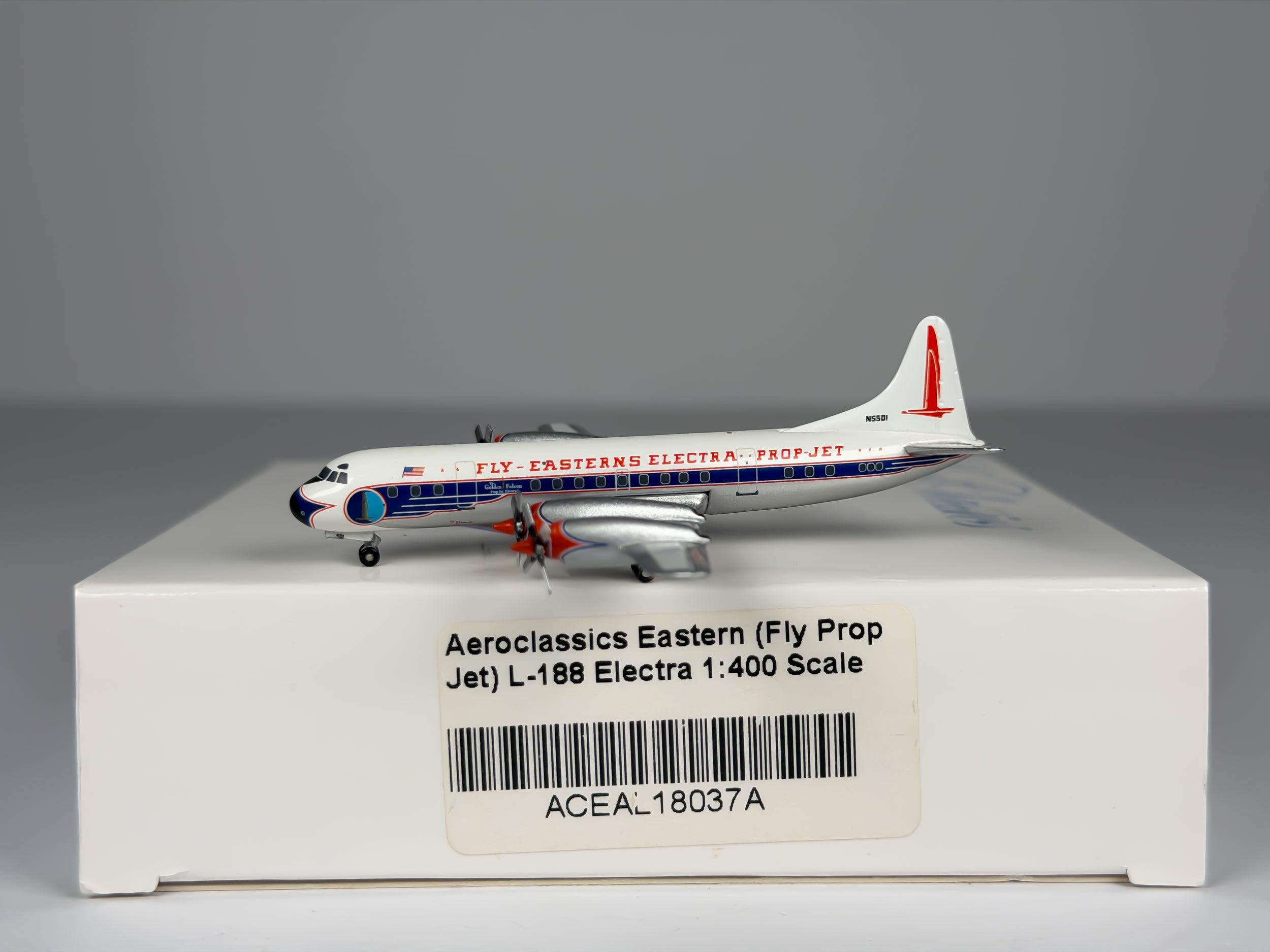 Eastern Air Lines Lockheed L-188 Electra 1:400 Aeroclassics N5501 (AC18307B)