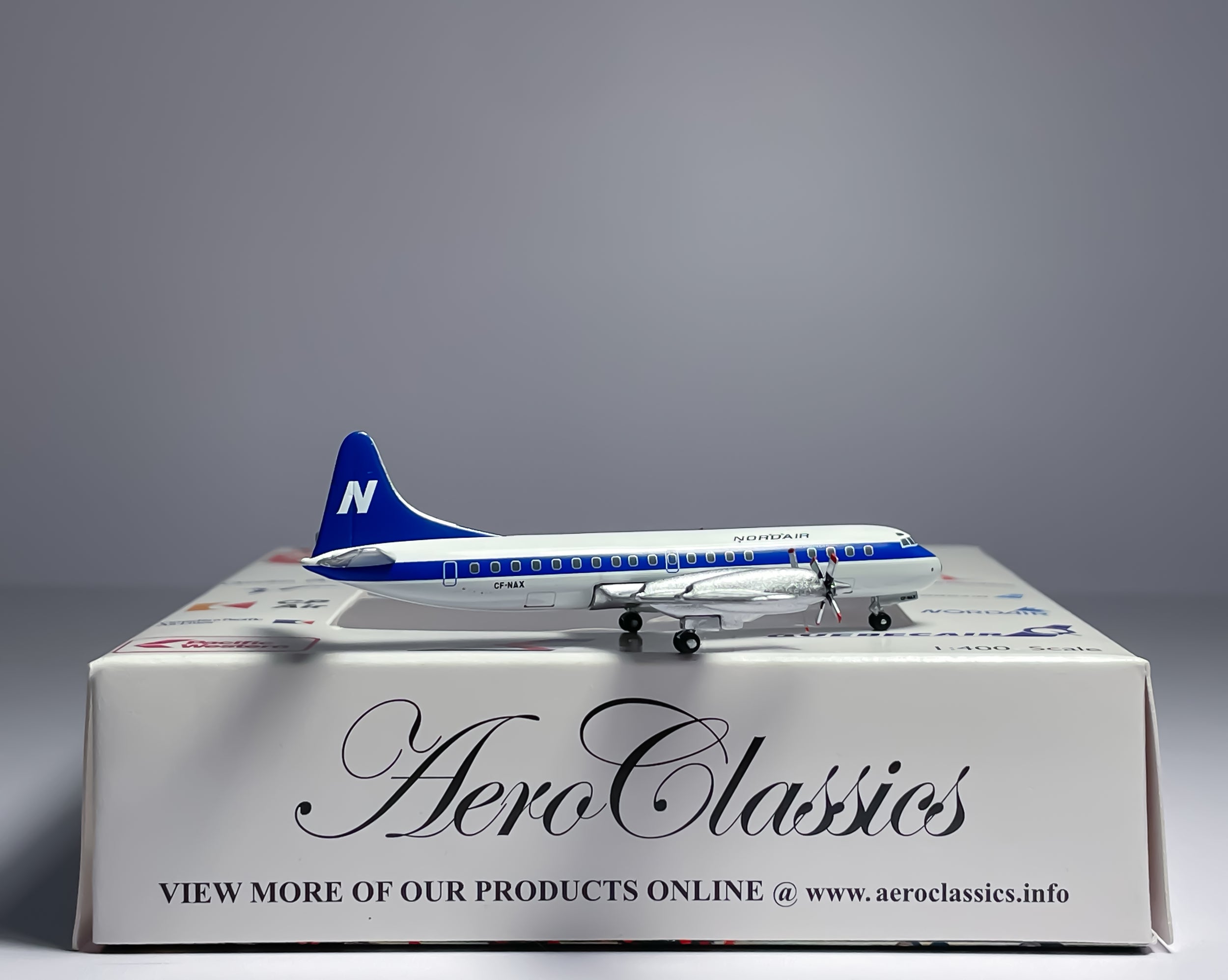 Nordair Lockheed L-188 Electra 1:400 Aeroclassics CF-NAX (AC18312)
