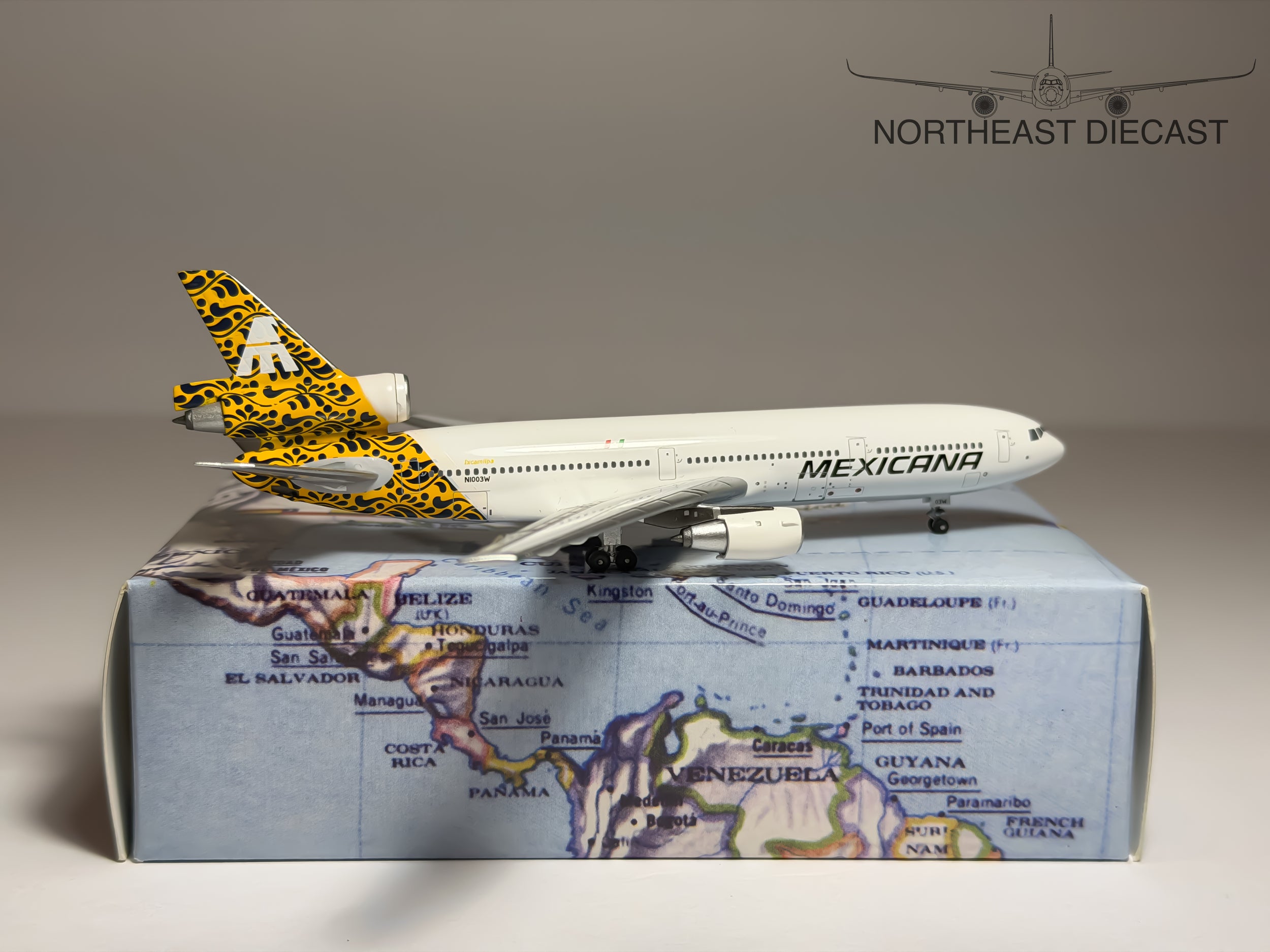 Mexicana McDonnell Douglas DC-10-10 1:400 Aeroclassics N1003W (AC19134)