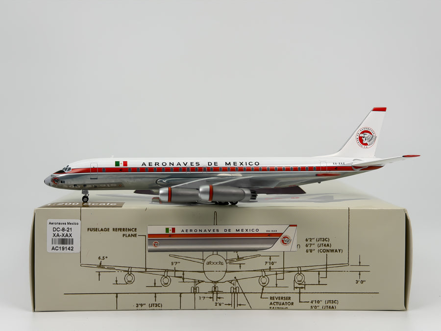 Aeronaves De Mexico Douglas DC-8-20 1:200 Aeroclassics XA-XAX (AC19142)