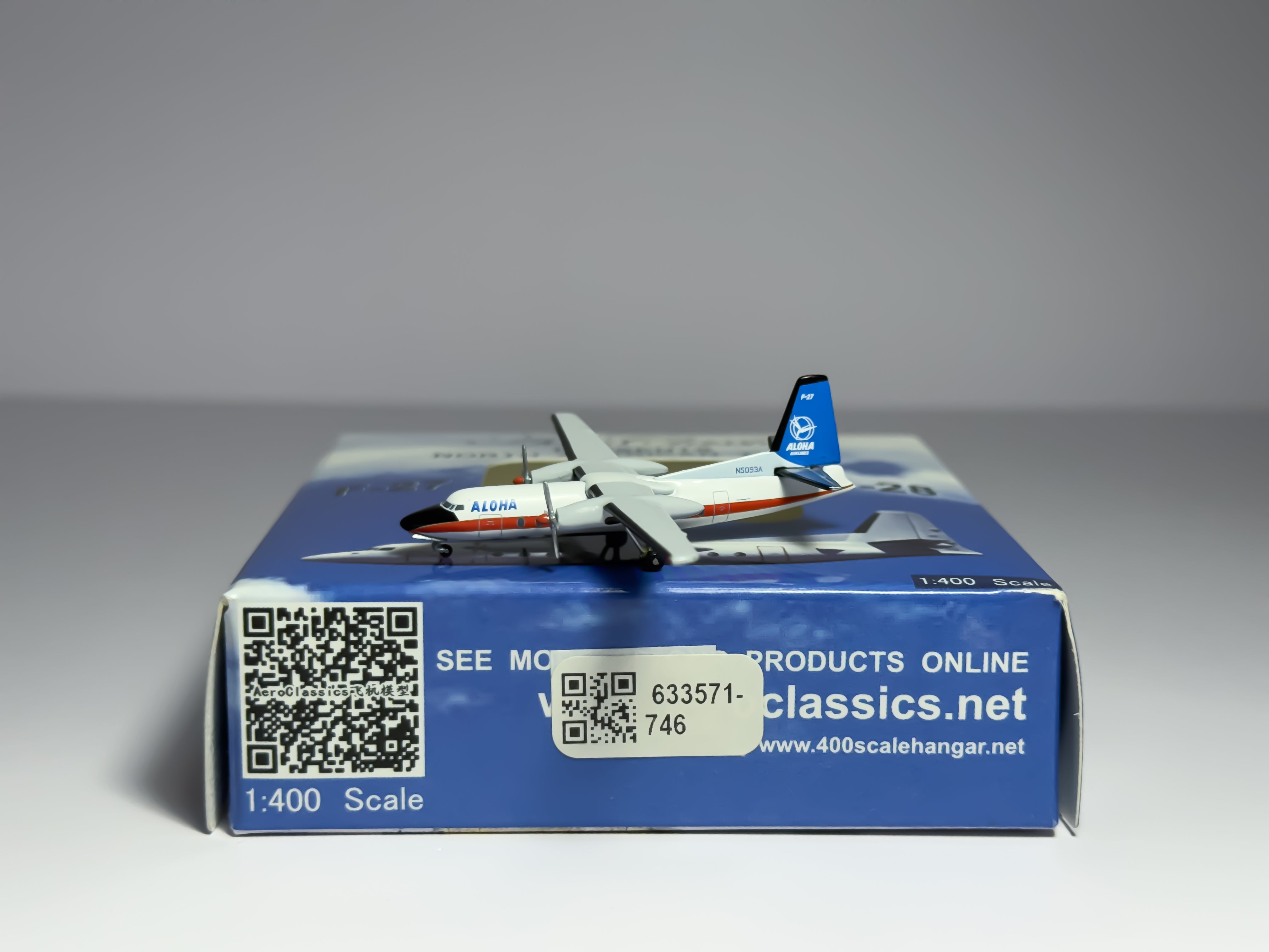 Aloha Airlines Fokker F-27 1:400 Aeroclassics N5093A (AC19195)
