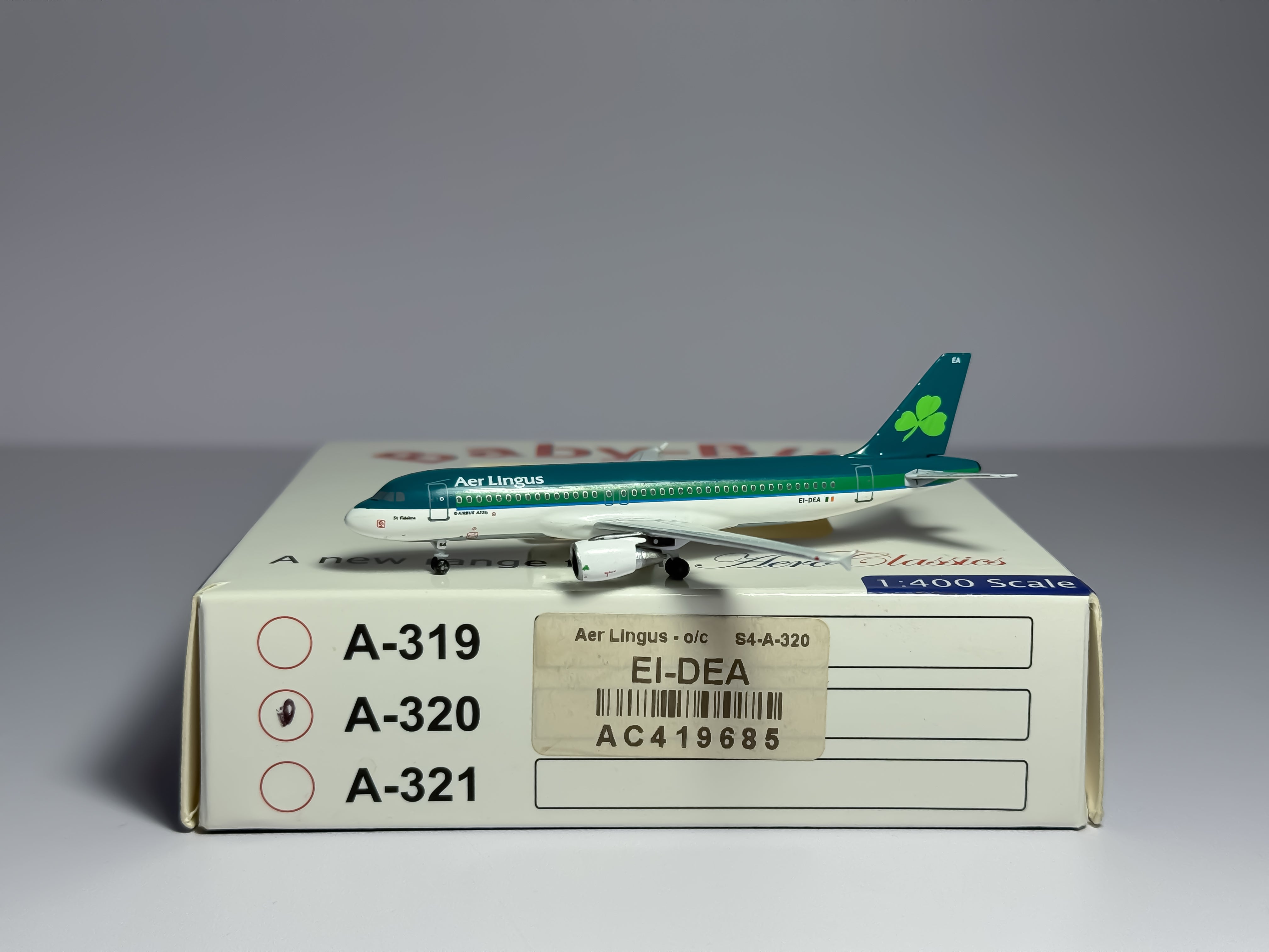 Aer Lingus Airbus A320 1:400 Aeroclassics EI-DEA (AC19685)
